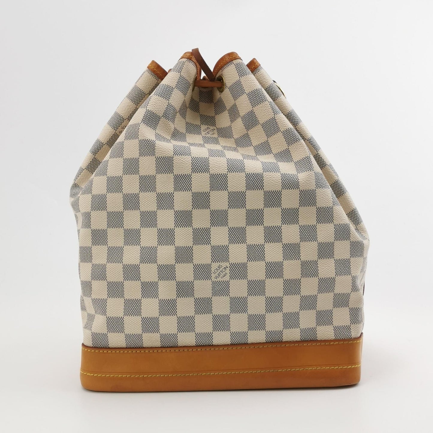 Preloved GLM-NOE Large Checkered Drawstring Shoulder Bag 250510781186475