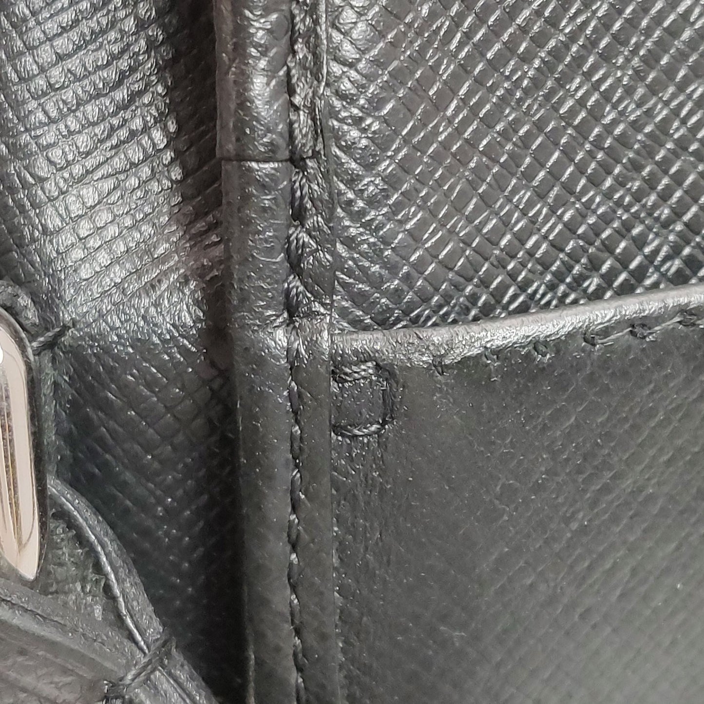 Preloved GLM-Solid Calfskin Monogram Flap Crossbody Bag 250511781187421