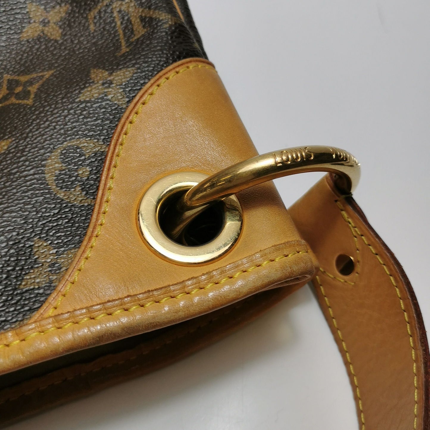Preloved GLM-Galliera Large Monogram Print Shoulder Bag 250511781187970