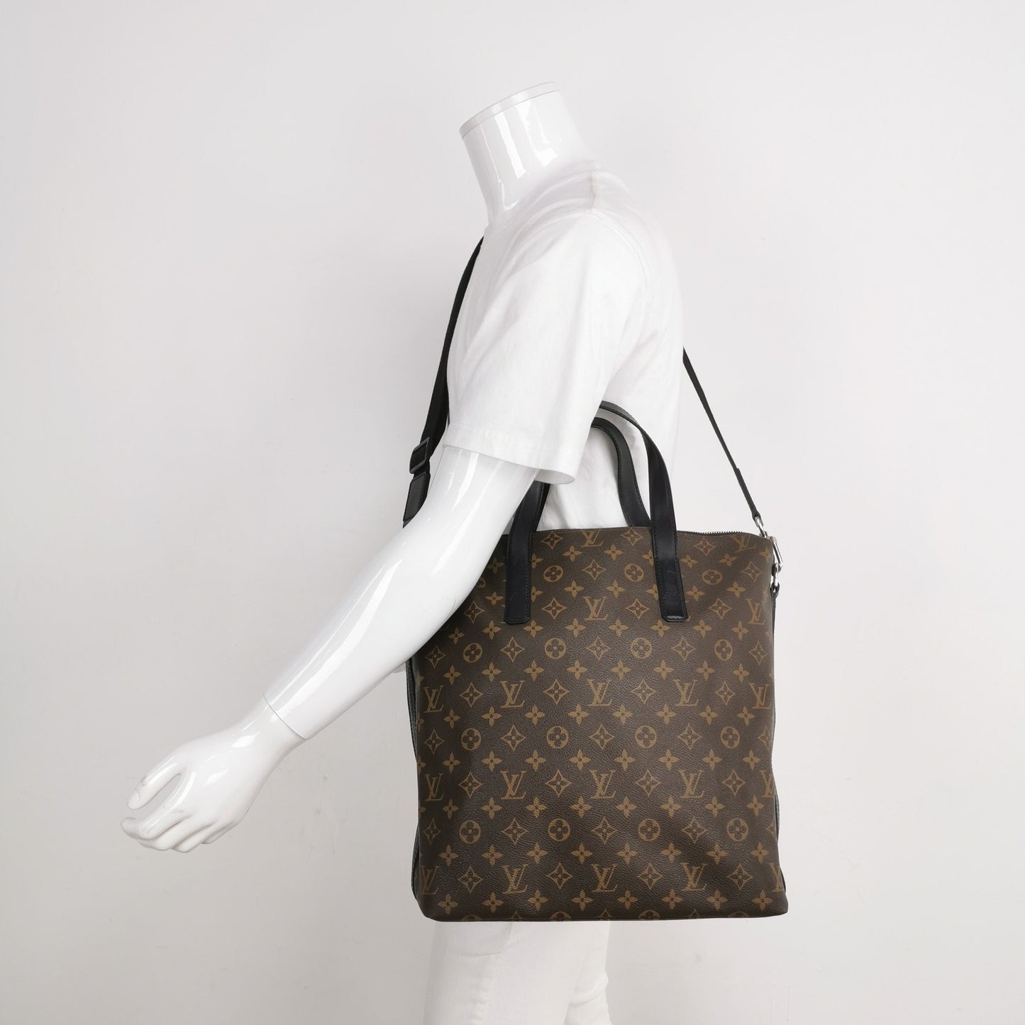 Preloved GLM-Kitan Leather Monogram Tote Shoulder Bag 250510781186368
