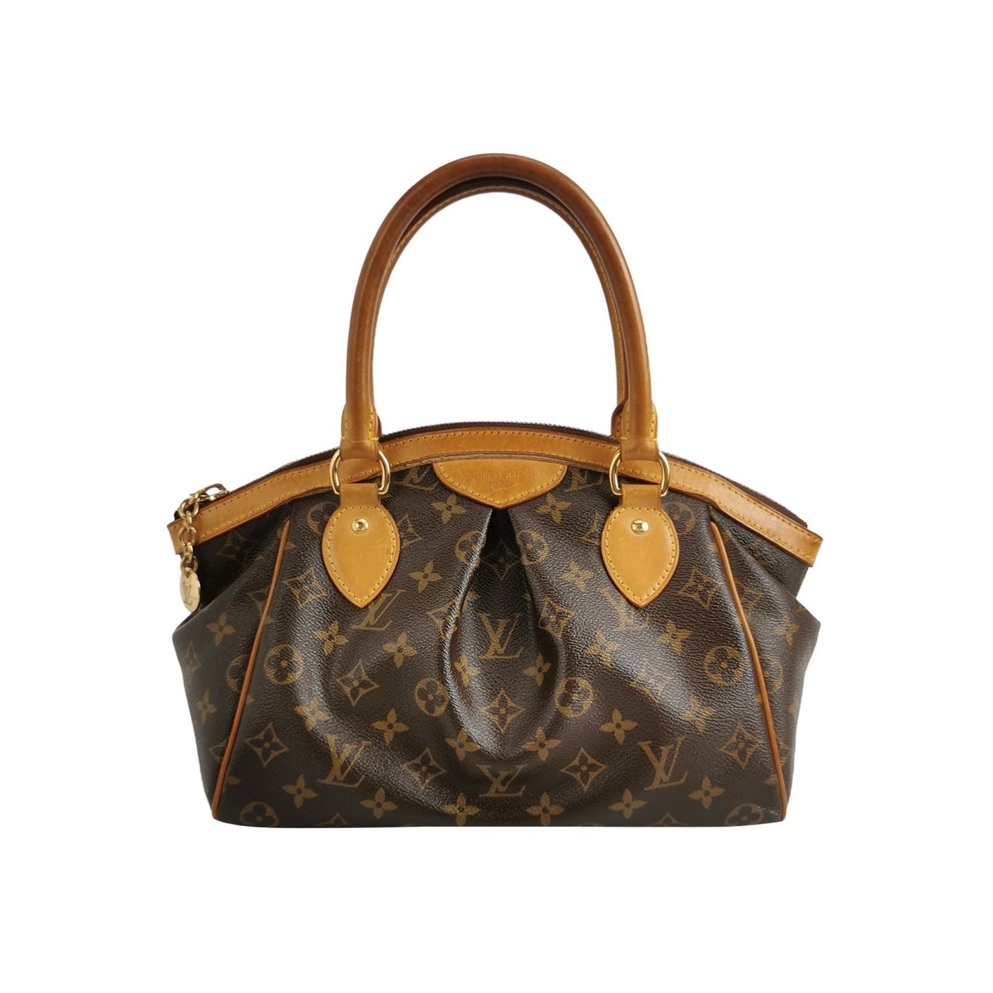 Preloved GLM-Tivoli PM Monogram Canvas Pleated Handbag 250508781183649