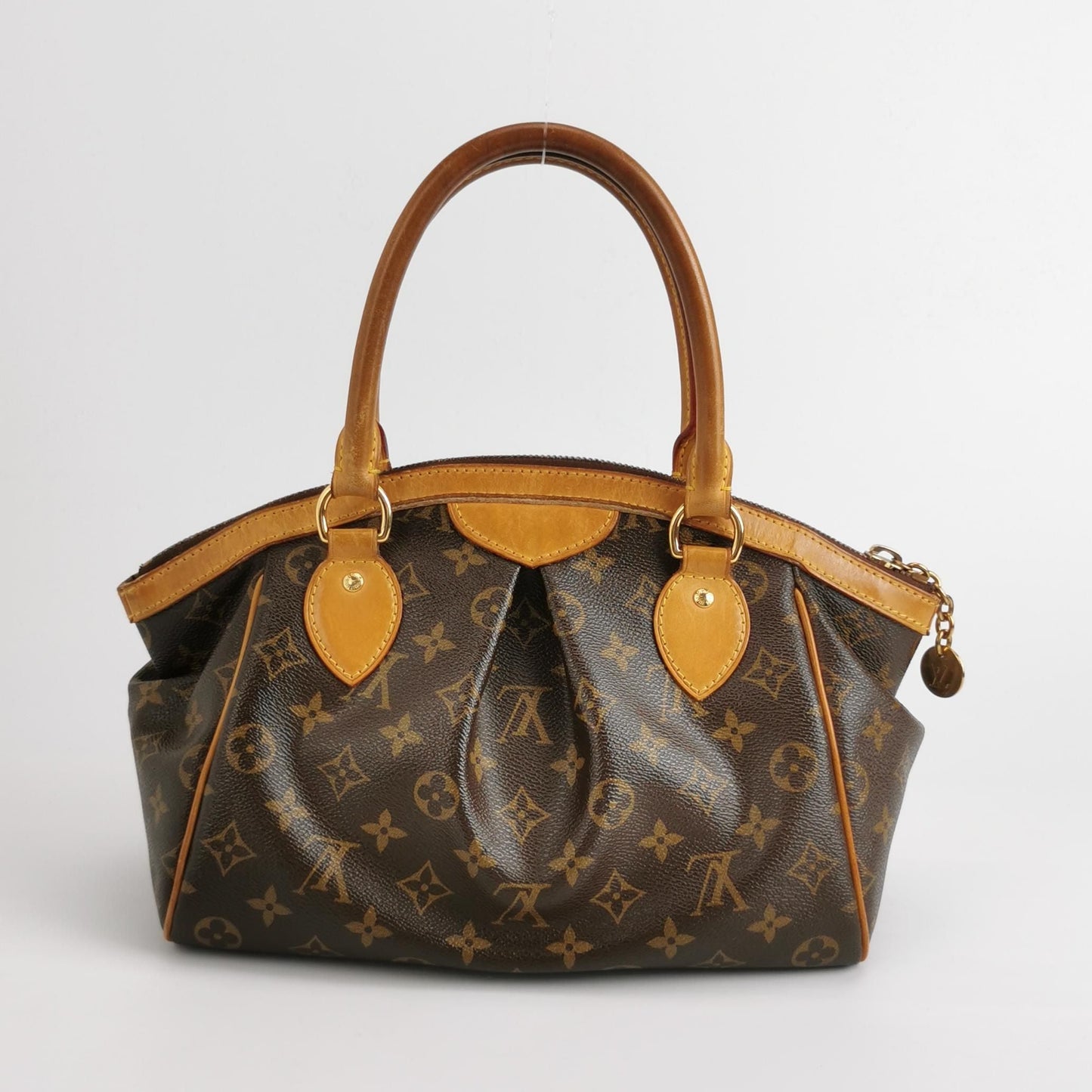 Preloved GLM-Tivoli PM Monogram Canvas Pleated Handbag 250508781183649