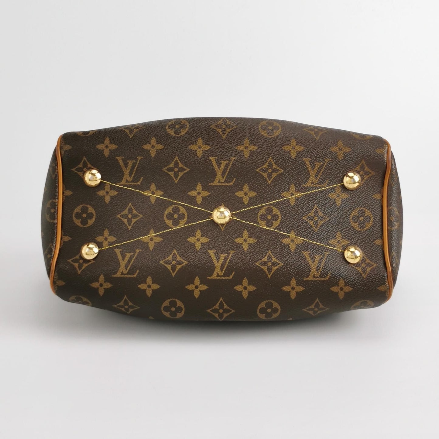 Preloved GLM-Tivoli PM Monogram Canvas Pleated Handbag 250508781183649