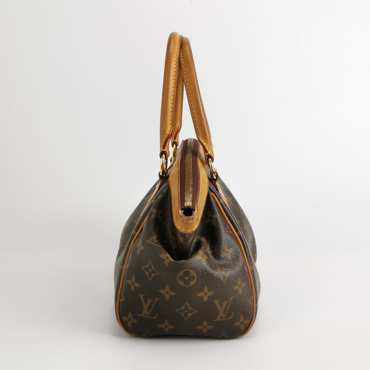 Preloved GLM-Tivoli PM Monogram Canvas Pleated Handbag 250508781183649
