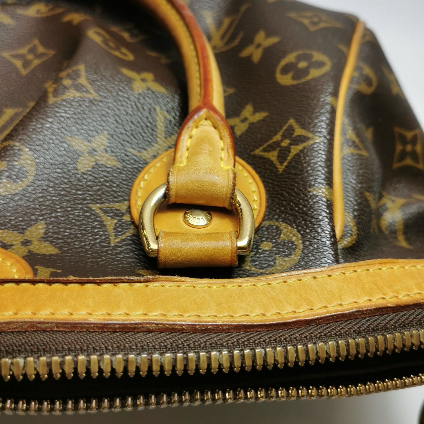 Preloved GLM-Tivoli PM Monogram Canvas Pleated Handbag 250508781183649