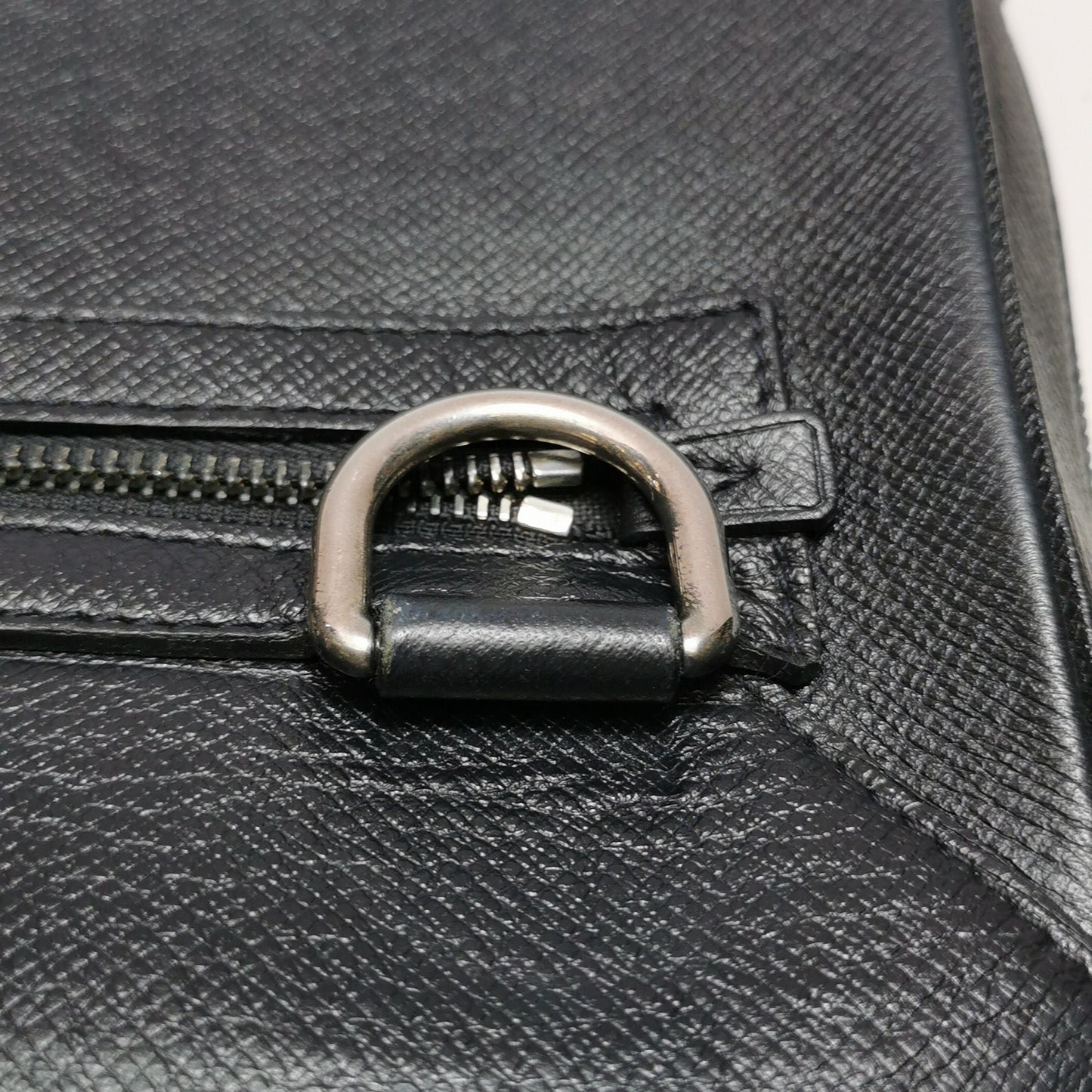 Preloved GLM-Robusto Leather Solid Metal Lock Briefcase Handbag 250508781182880