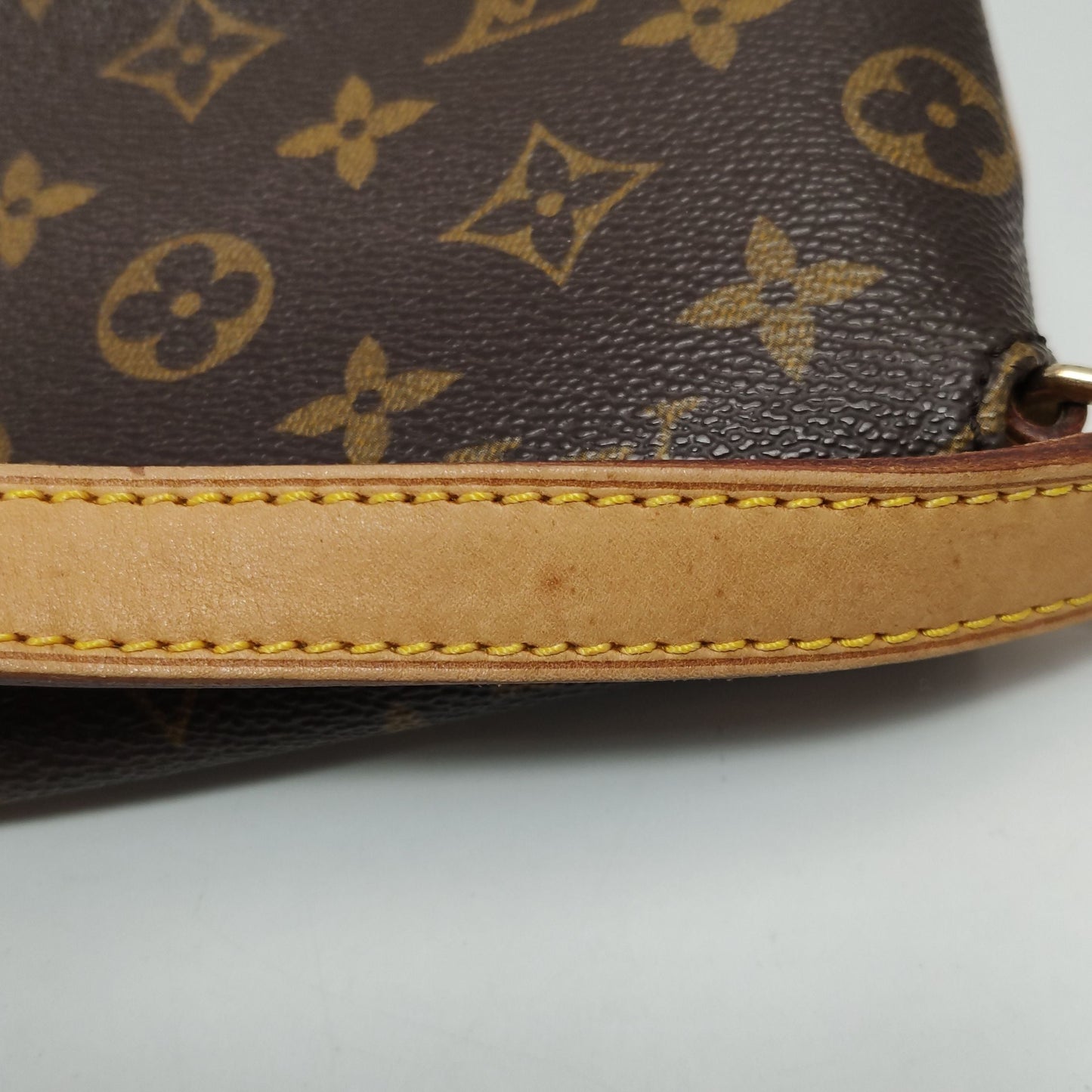 Preloved GLM-Musette Wang Fei Bag Monogram Print Flap Shoulder Bag 250507781182245
