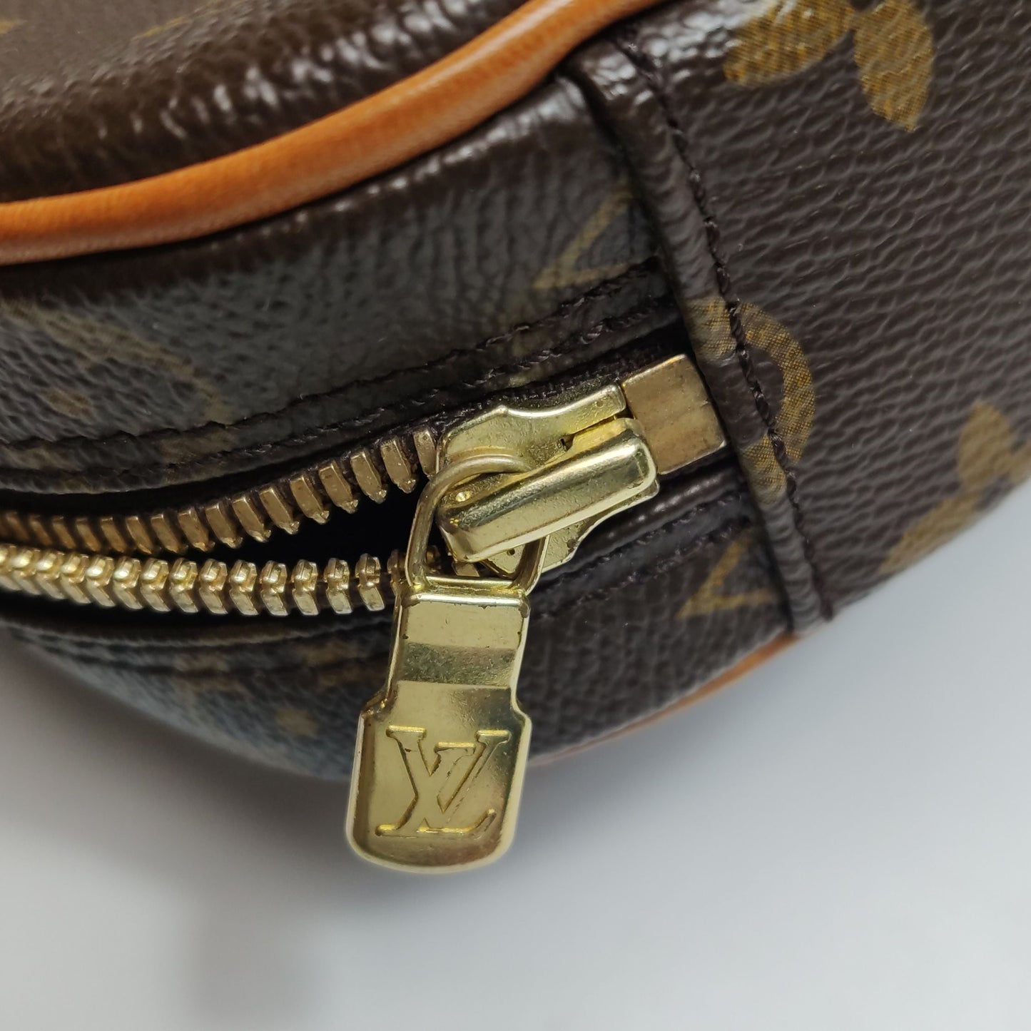 Preloved GLM-Gange Monogram Print Waist Bag Chest Bag 250508781182801