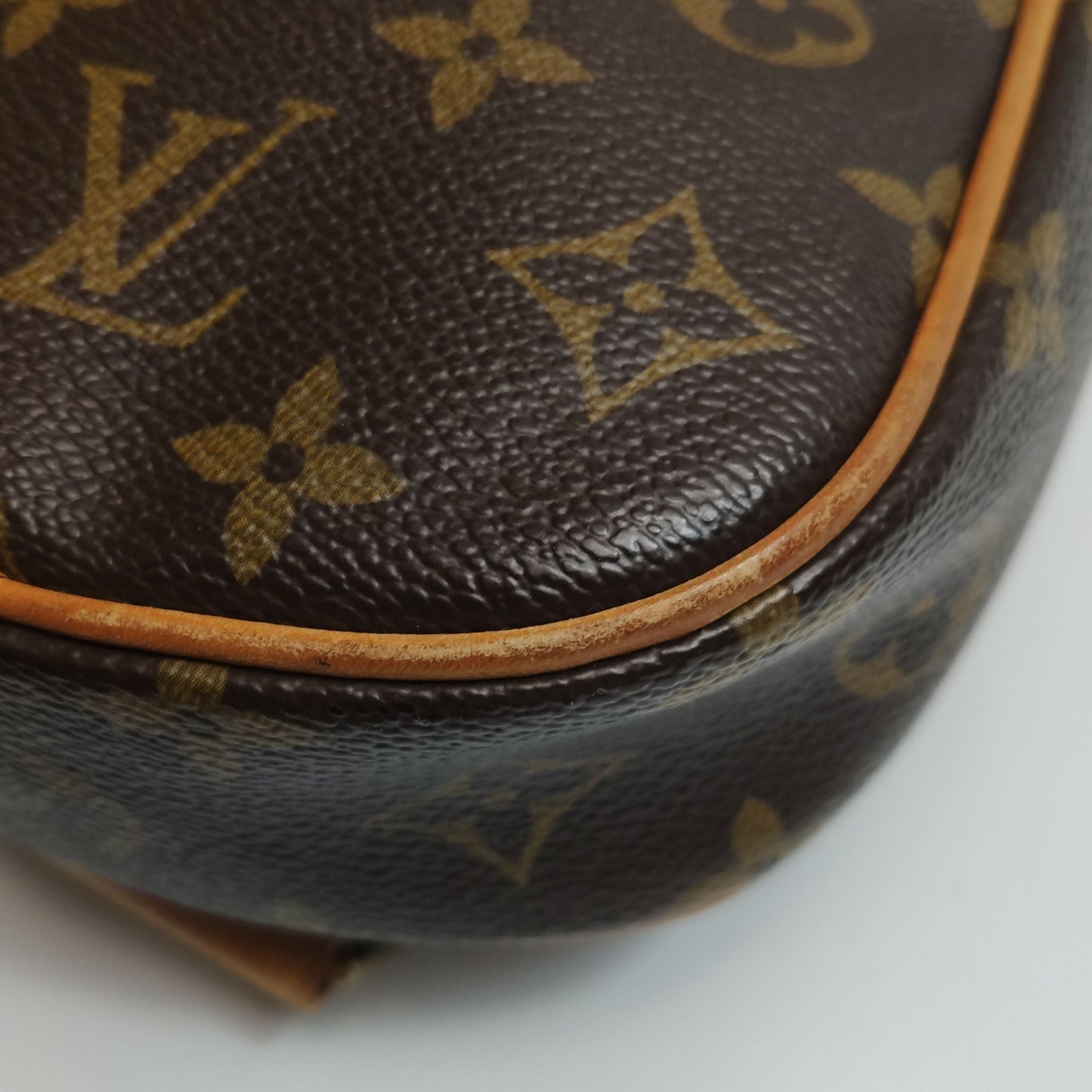 Preloved GLM-Gange Monogram Print Waist Bag Chest Bag 250508781182801
