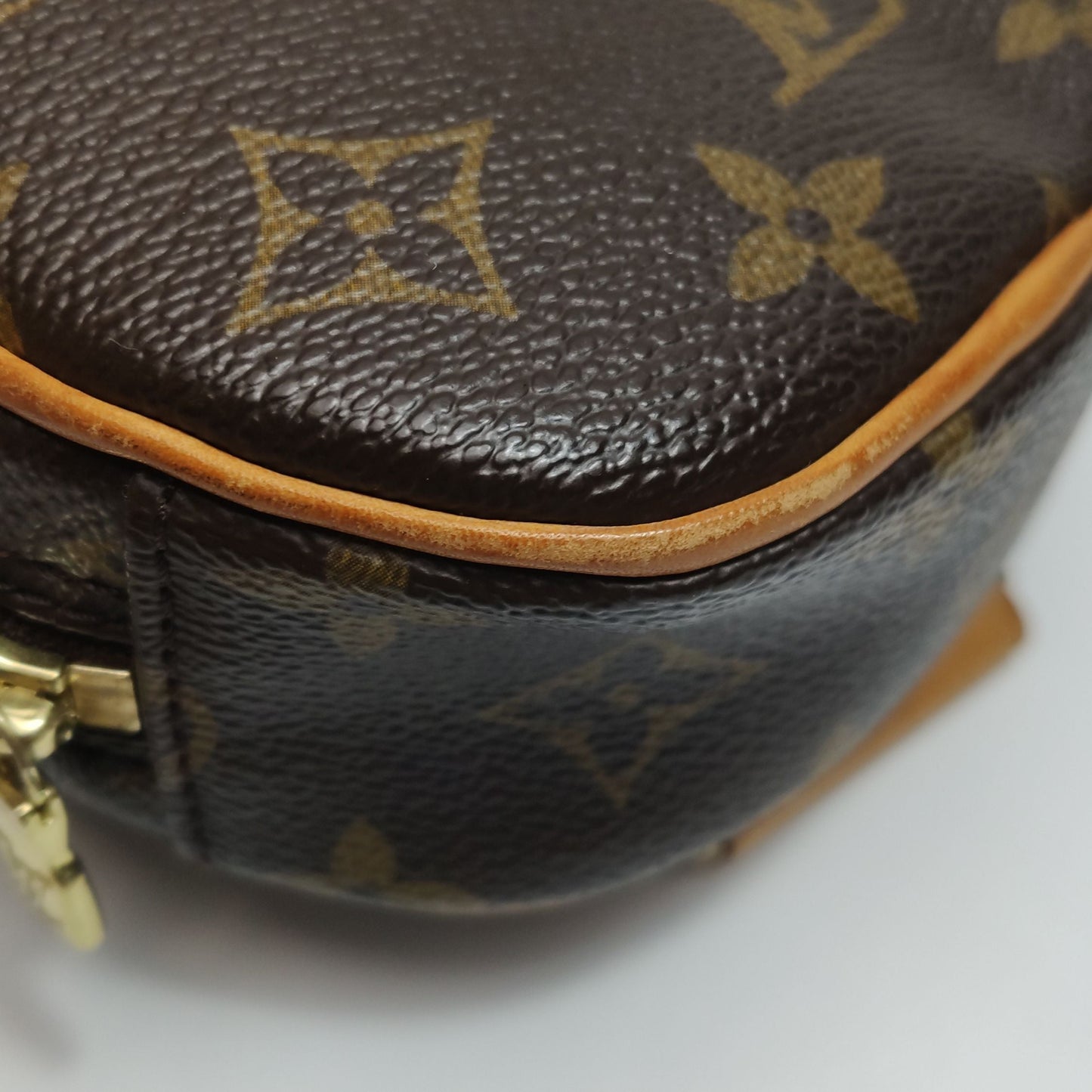 Preloved GLM-Gange Monogram Print Waist Bag Chest Bag 250508781182801