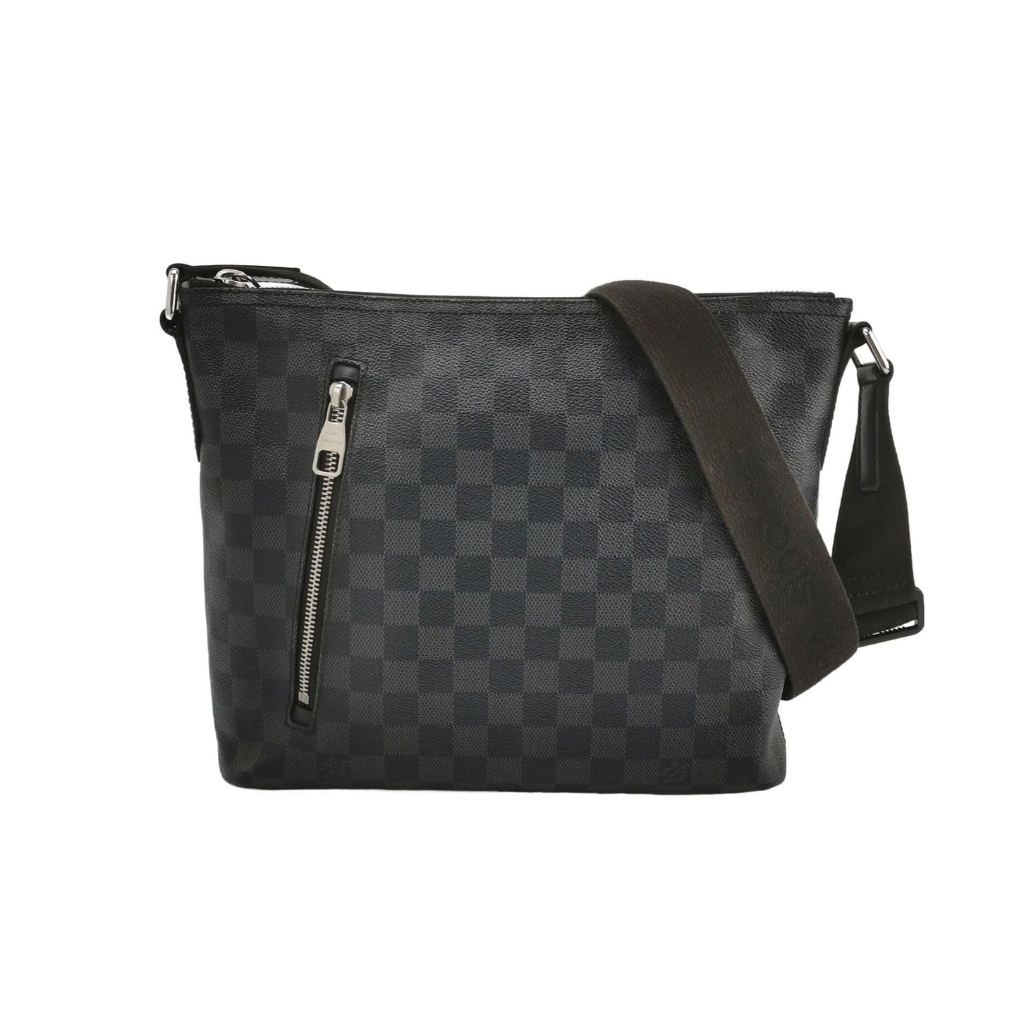 Preloved GLM-Mick Checkered Zipper Crossbody Bag 250507781181452