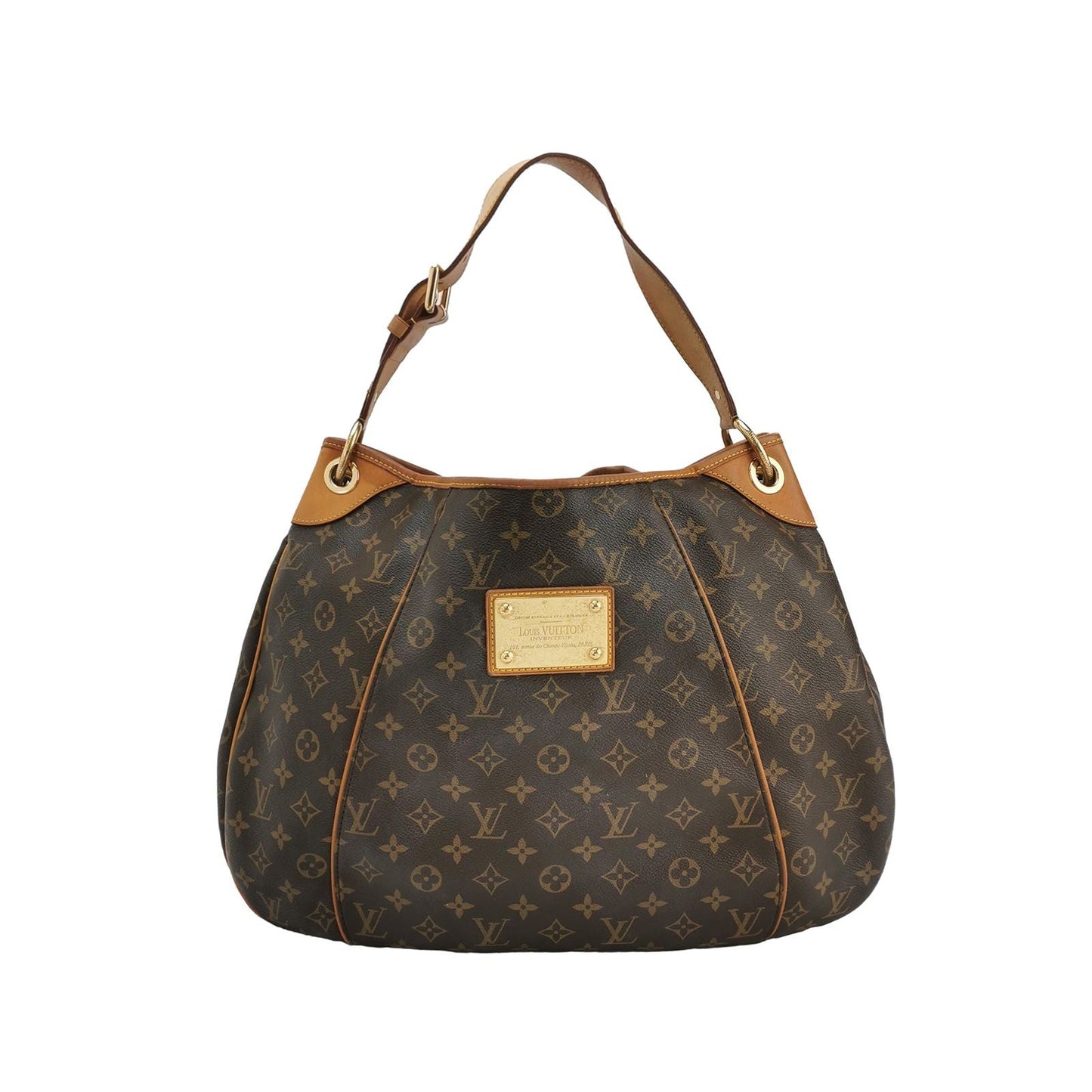 Preloved GLM-Galliera Large Monogram Canvas Pumpkin Shoulder Bag 250507781181960