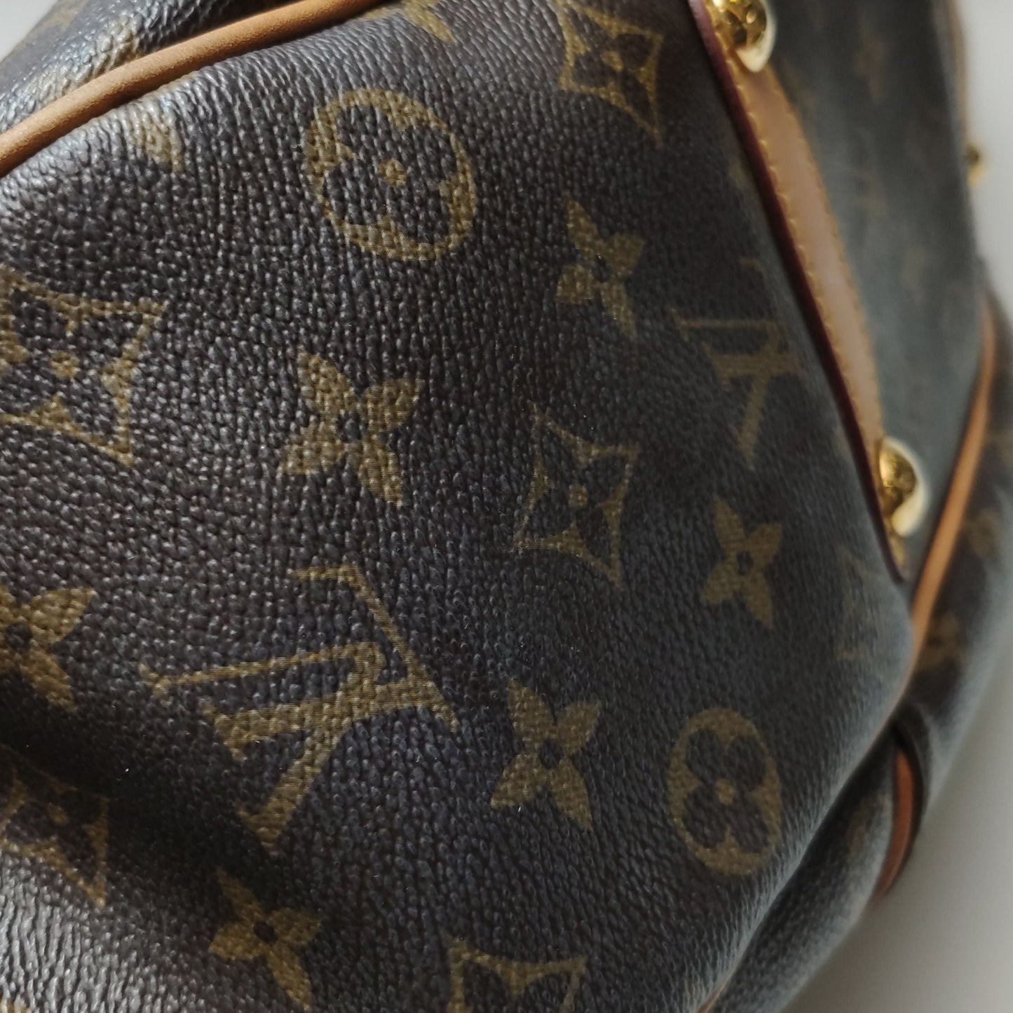 Preloved GLM-Galliera Large Monogram Canvas Pumpkin Shoulder Bag 250507781181960