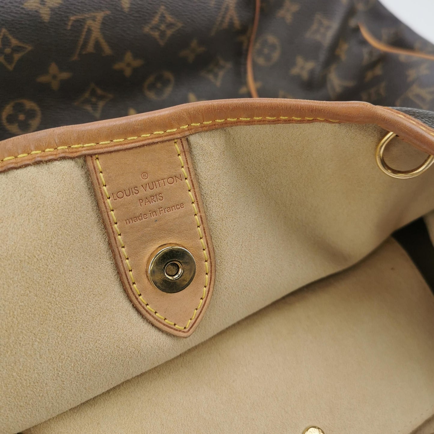Preloved GLM-Galliera Large Monogram Canvas Pumpkin Shoulder Bag 250507781181960