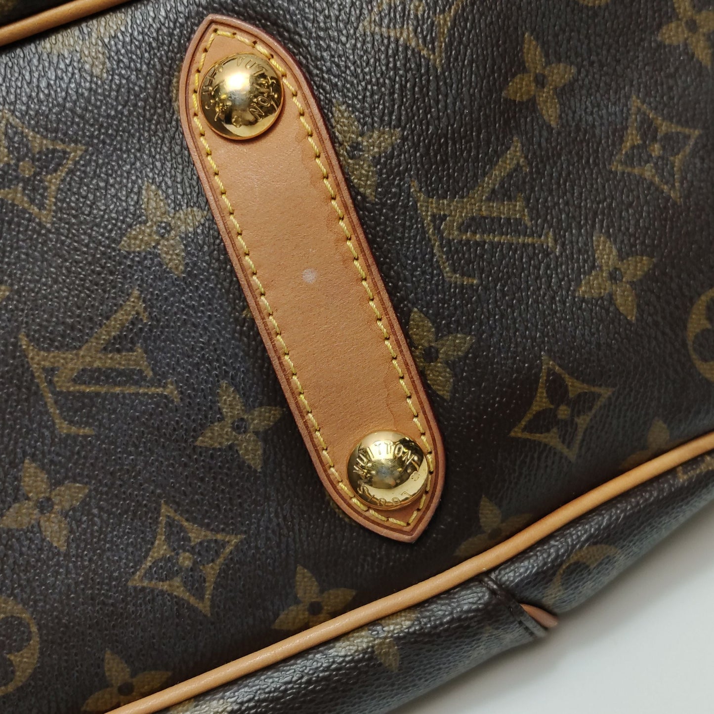 Preloved GLM-Galliera Large Monogram Canvas Pumpkin Shoulder Bag 250507781181960