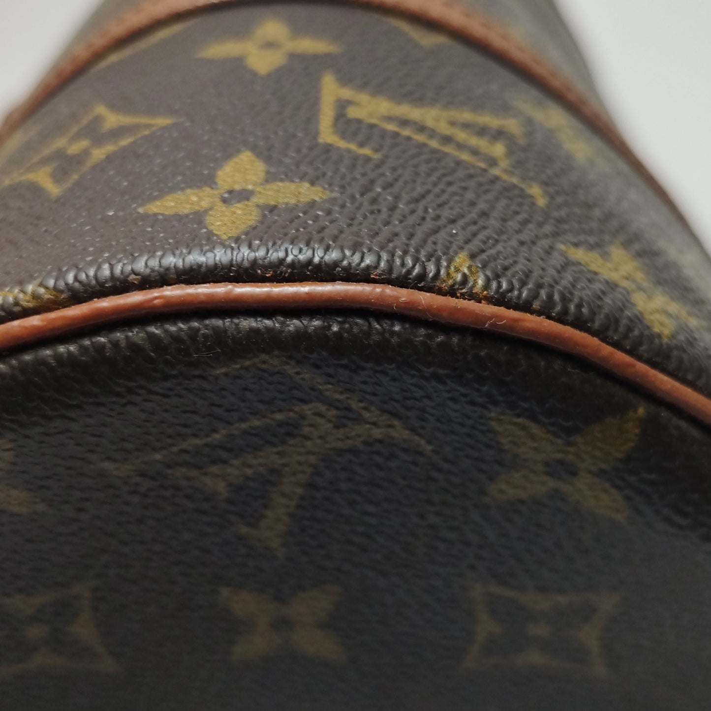 Preloved GLM-Papillon Large Monogram Print Round Barrel Bag 250505781179593