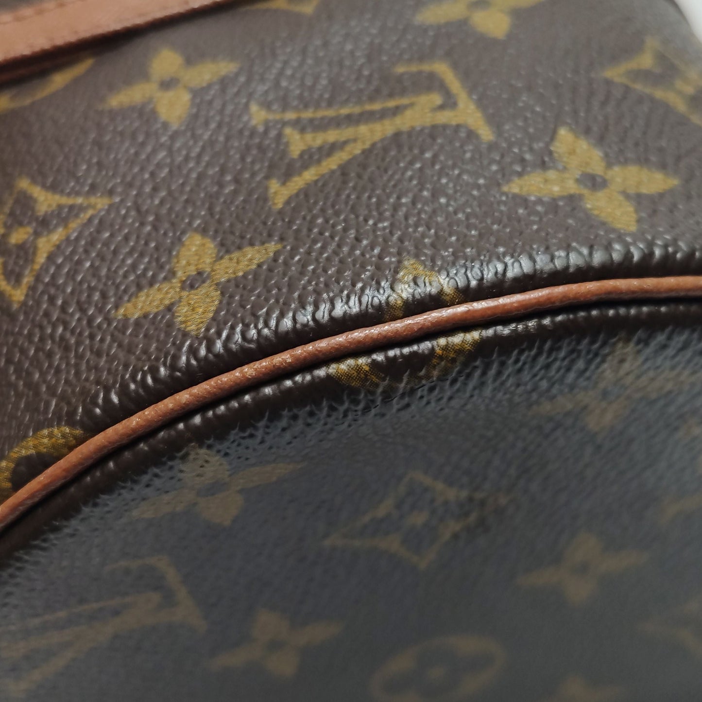 Preloved GLM-Papillon Large Monogram Print Round Barrel Bag 250505781179593