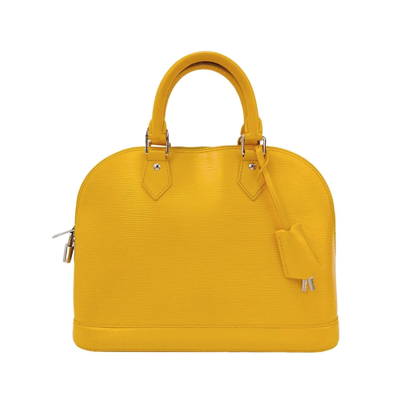 Preloved GLM-Alma Small Leather Solid Shell Handbag 250505781179384