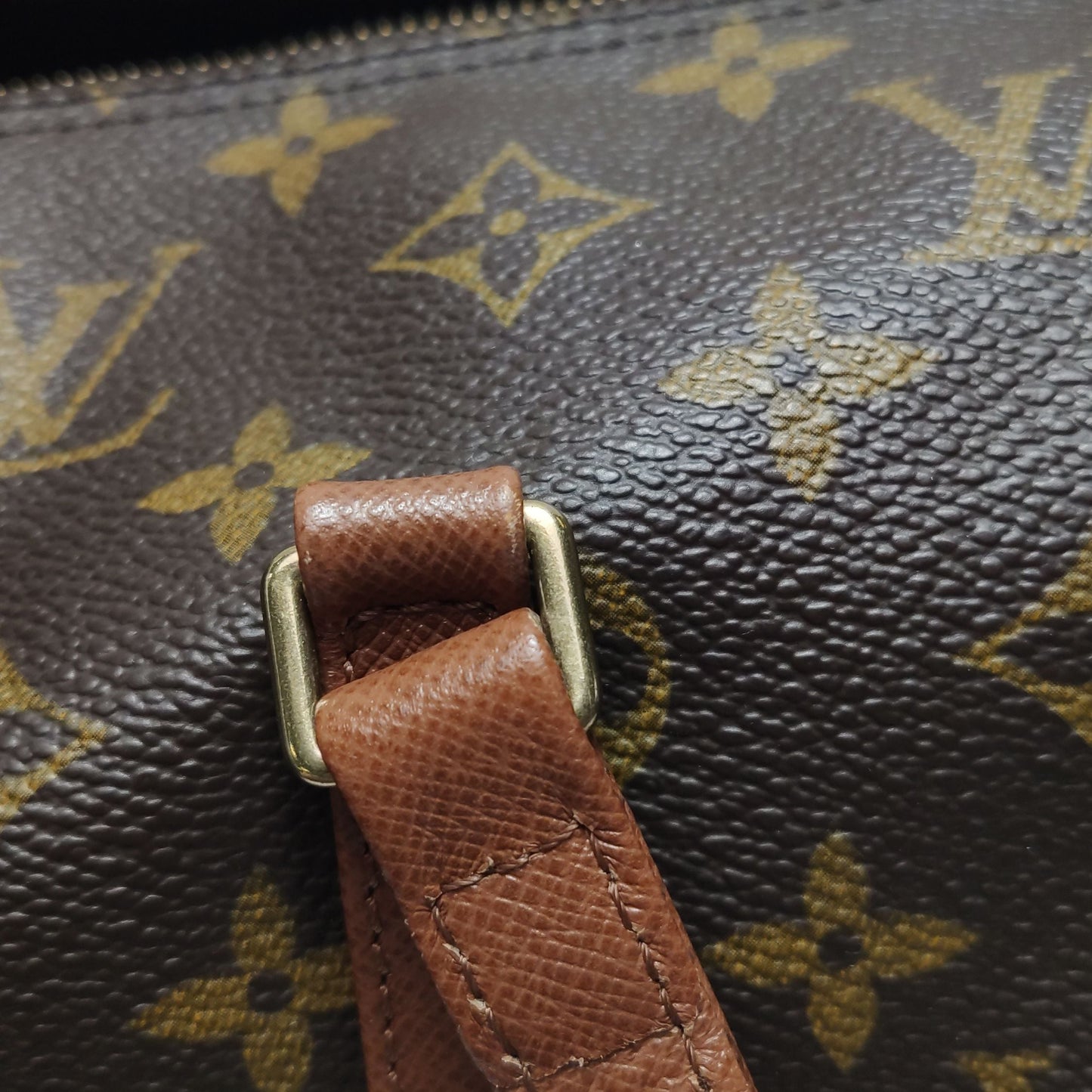 Preloved GLM-Papillon Large Monogram Print Round Barrel Bag 250505781179593