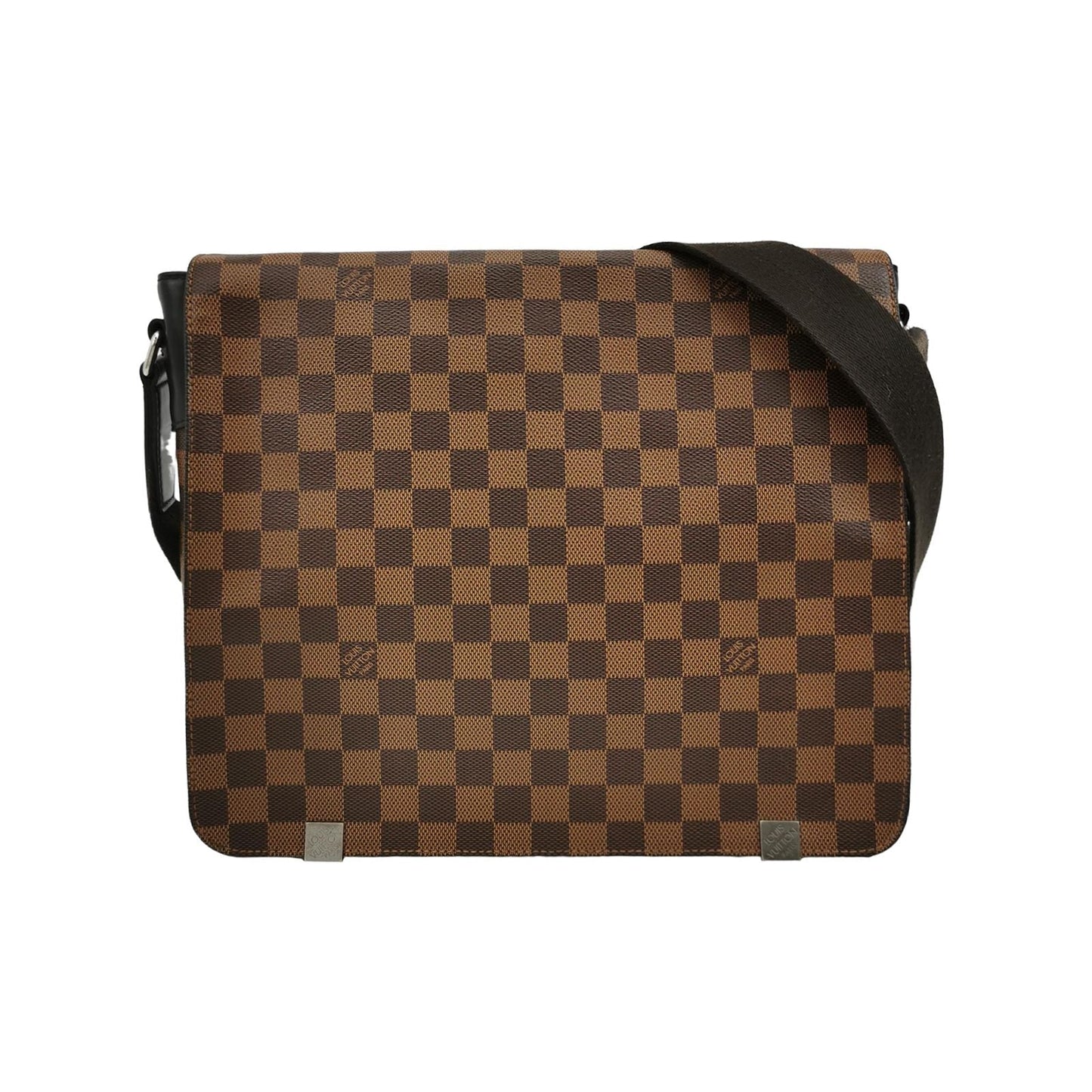 Preloved GLM-Checkered Flap Crossbody Shoulder Bag 250505781179531