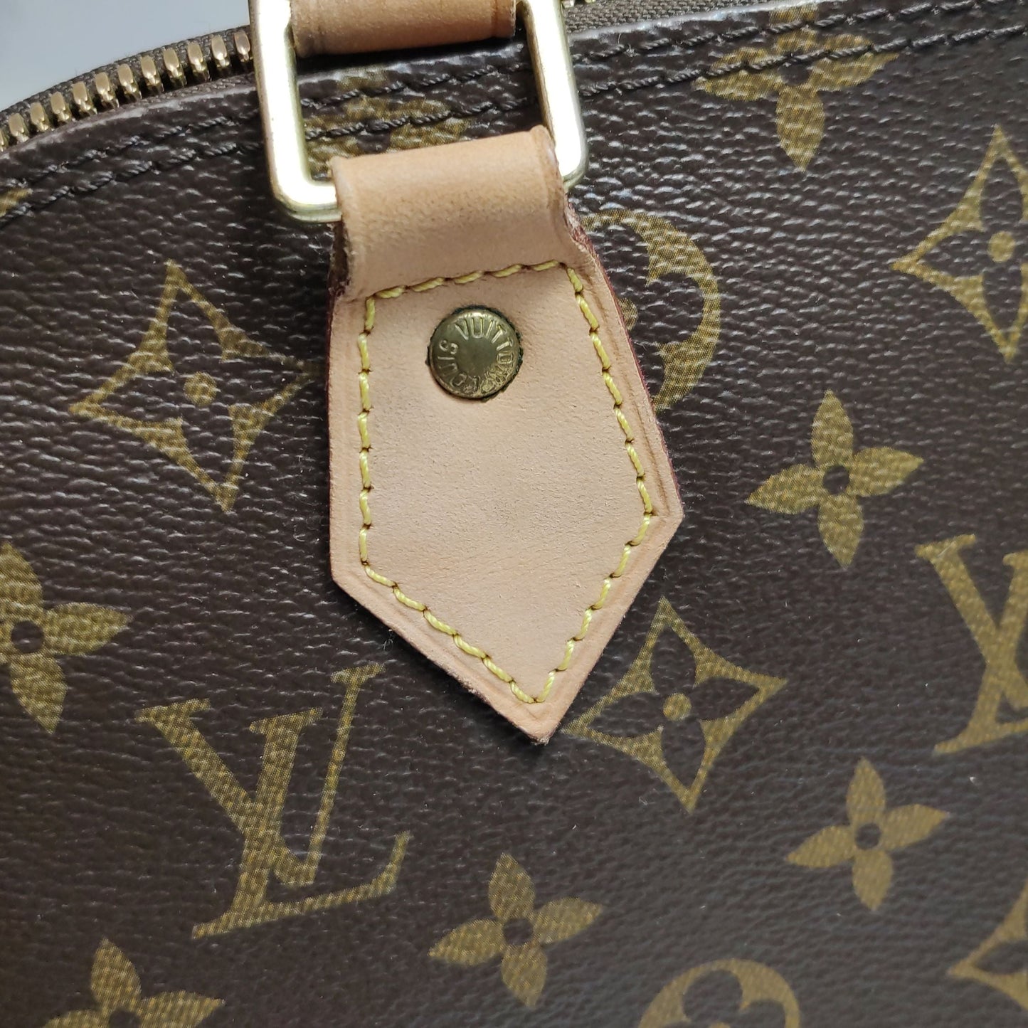 Preloved GLM-Alma Small Monogram Canvas Shell Handbag 250506781179881