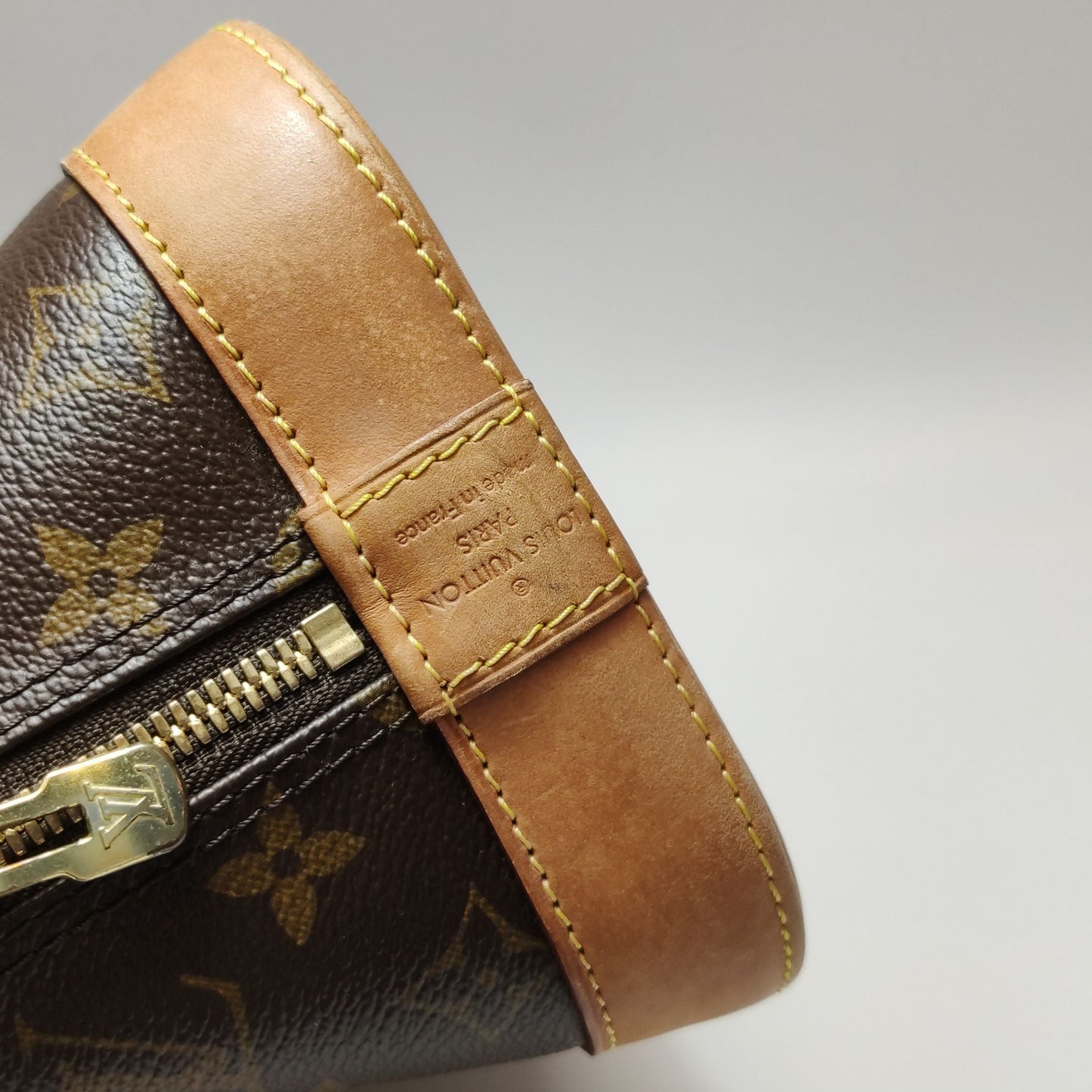 Preloved GLM-Alma Small Monogram Canvas Shell Handbag 250506781179881