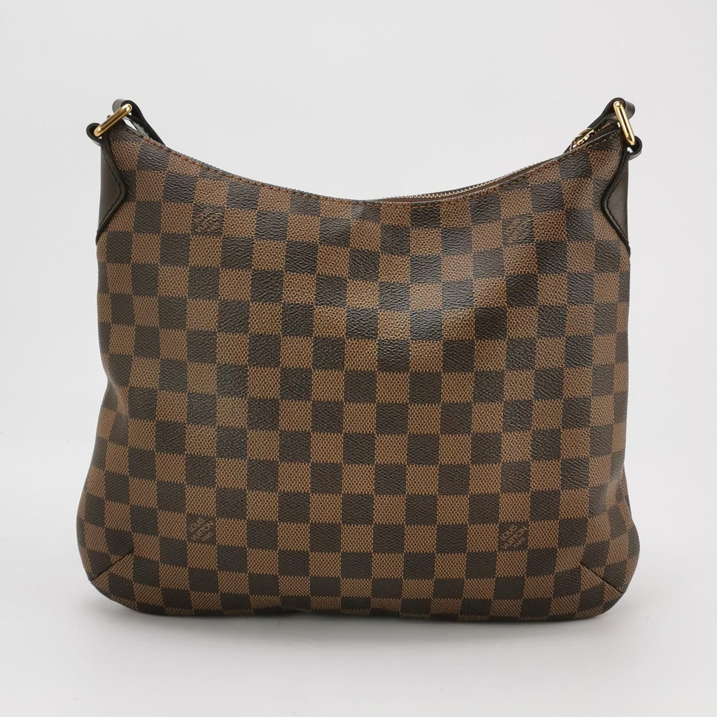 Preloved GLM-Bloomsbury Leather Checkered Pleated Crossbody Shoulder Bag 250501781174452