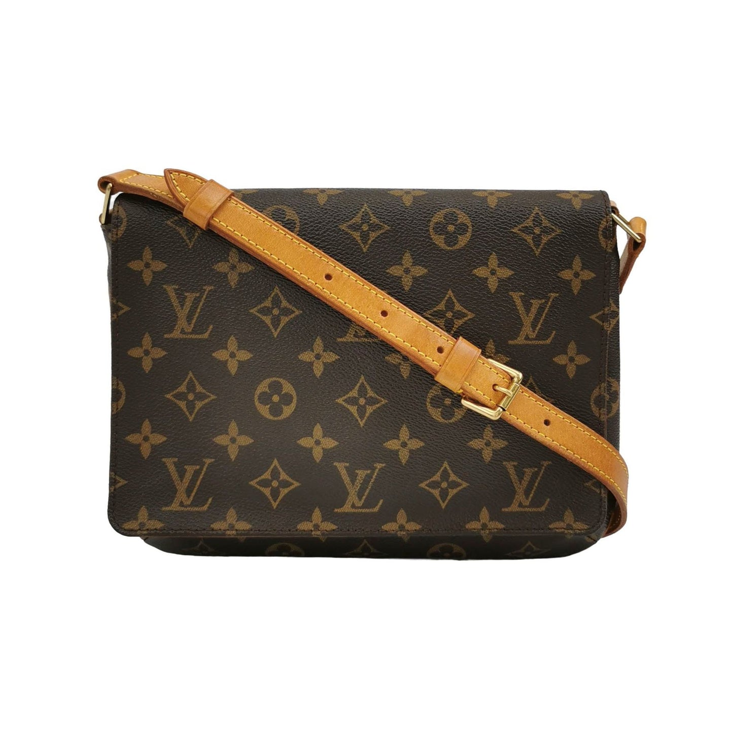 Preloved GLM-Musette Wang Fei Bag Monogram Print Flap  Shoulder Bag 057850400210