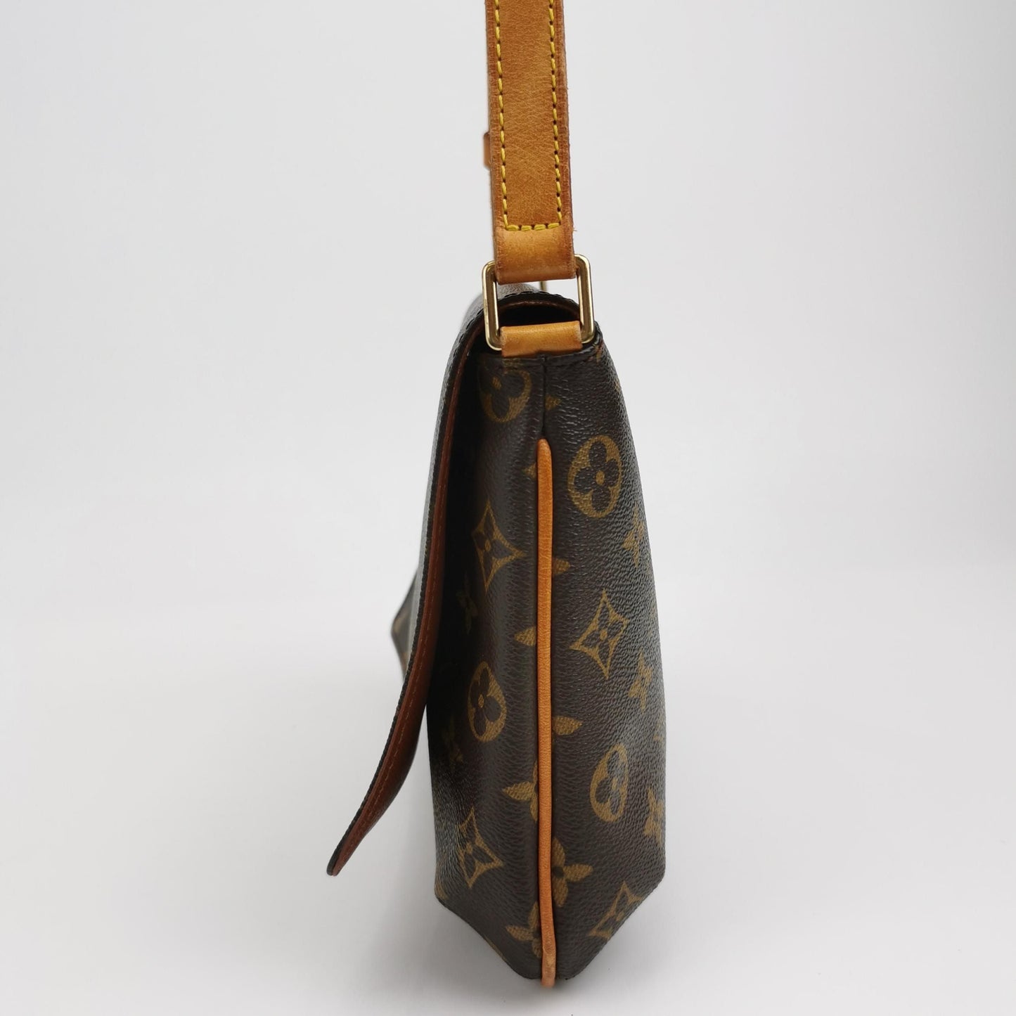 Preloved GLM-Musette Wang Fei Bag Monogram Print Flap  Shoulder Bag 057850400210