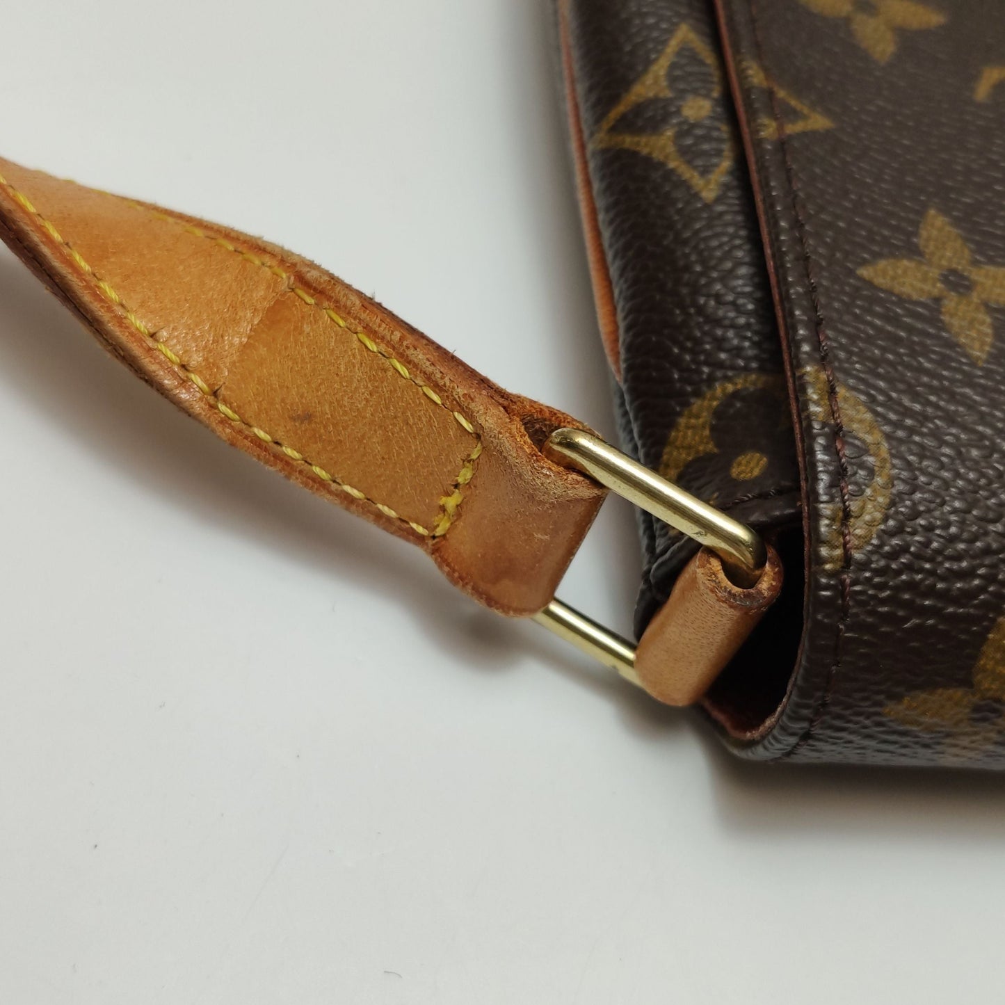 Preloved GLM-Musette Wang Fei Bag Monogram Print Flap  Shoulder Bag 057850400210
