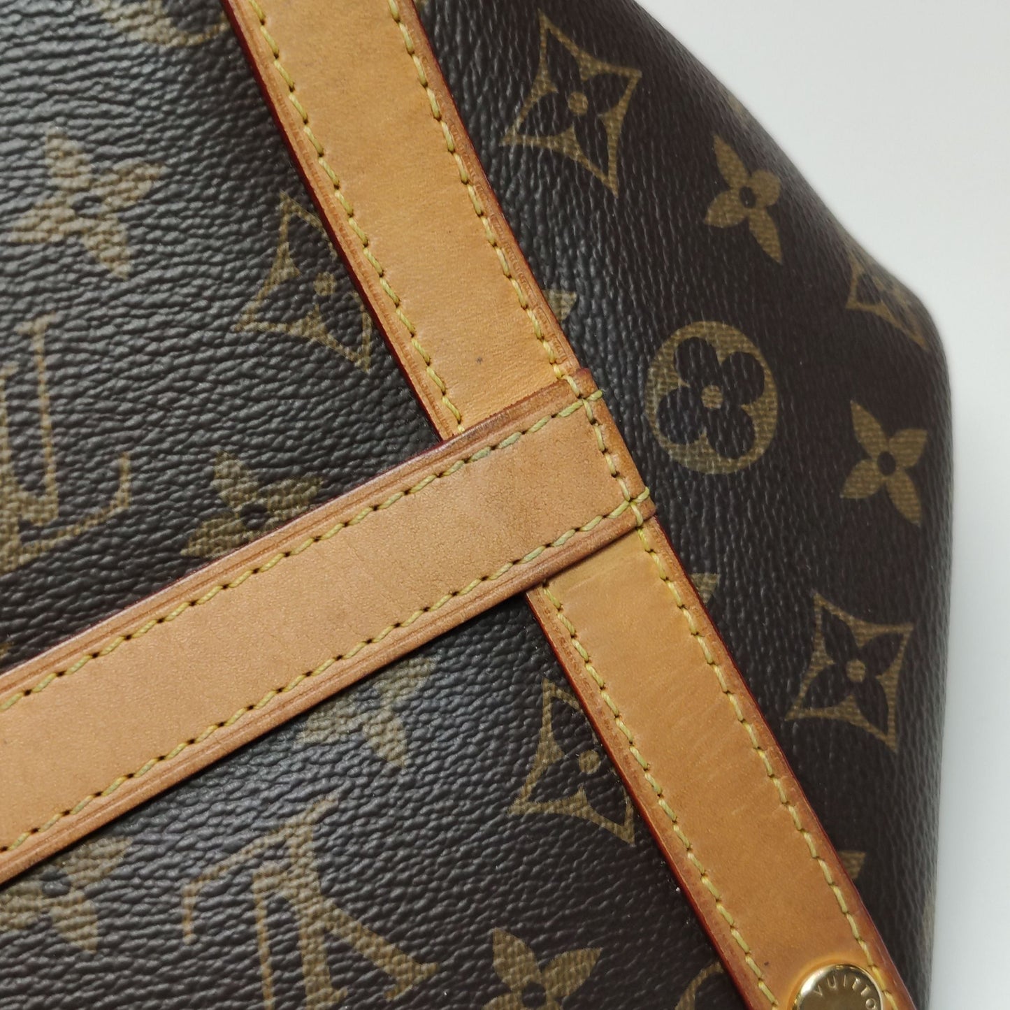 Preloved GLM-Marais Monogram Print Pentagonal Shoulder Bag 250221781074140