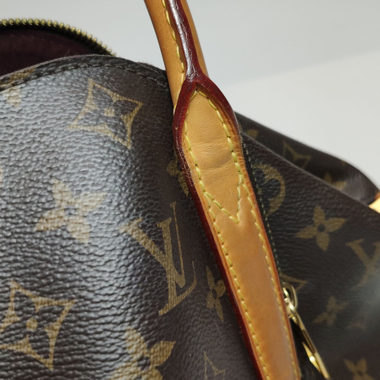 Preloved GLM-Marais Monogram Print Pentagonal Shoulder Bag 250221781074140