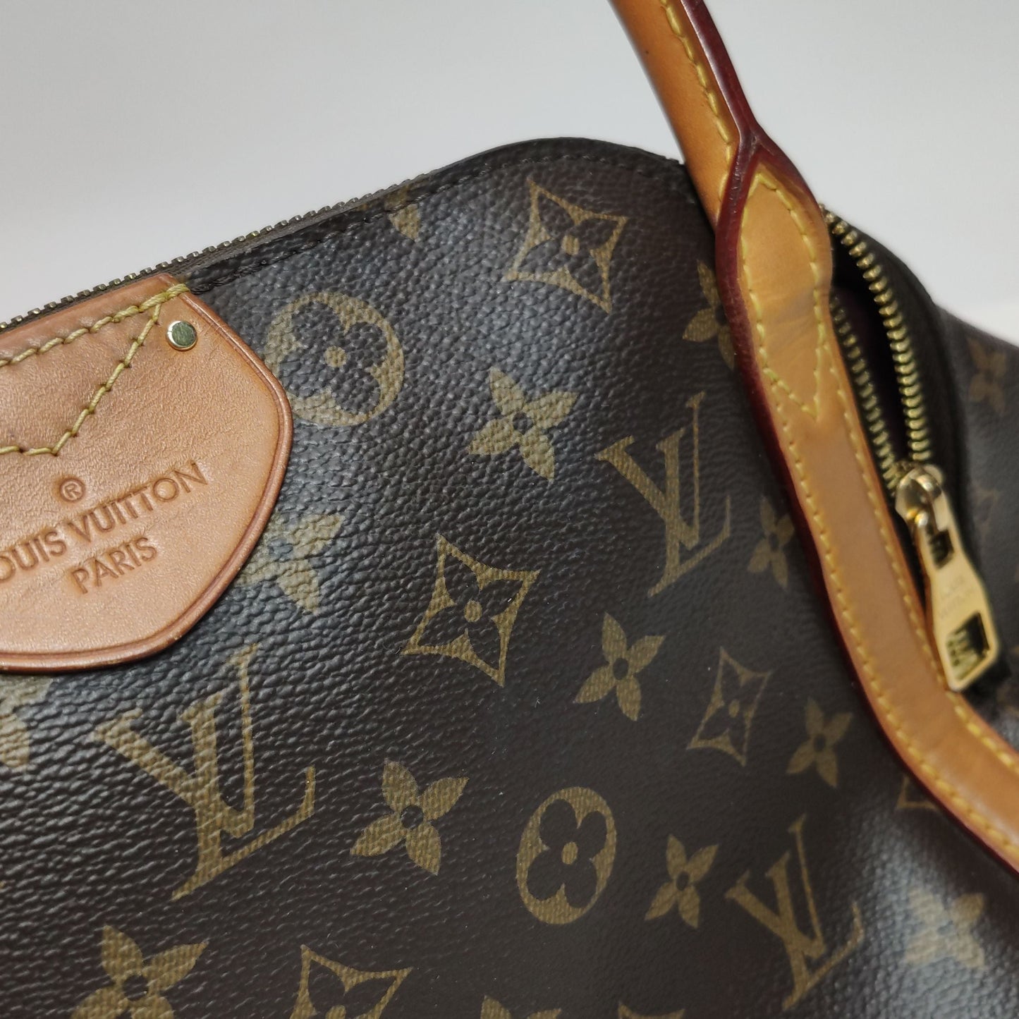 Preloved GLM-Marais Monogram Print Pentagonal Shoulder Bag 250221781074140