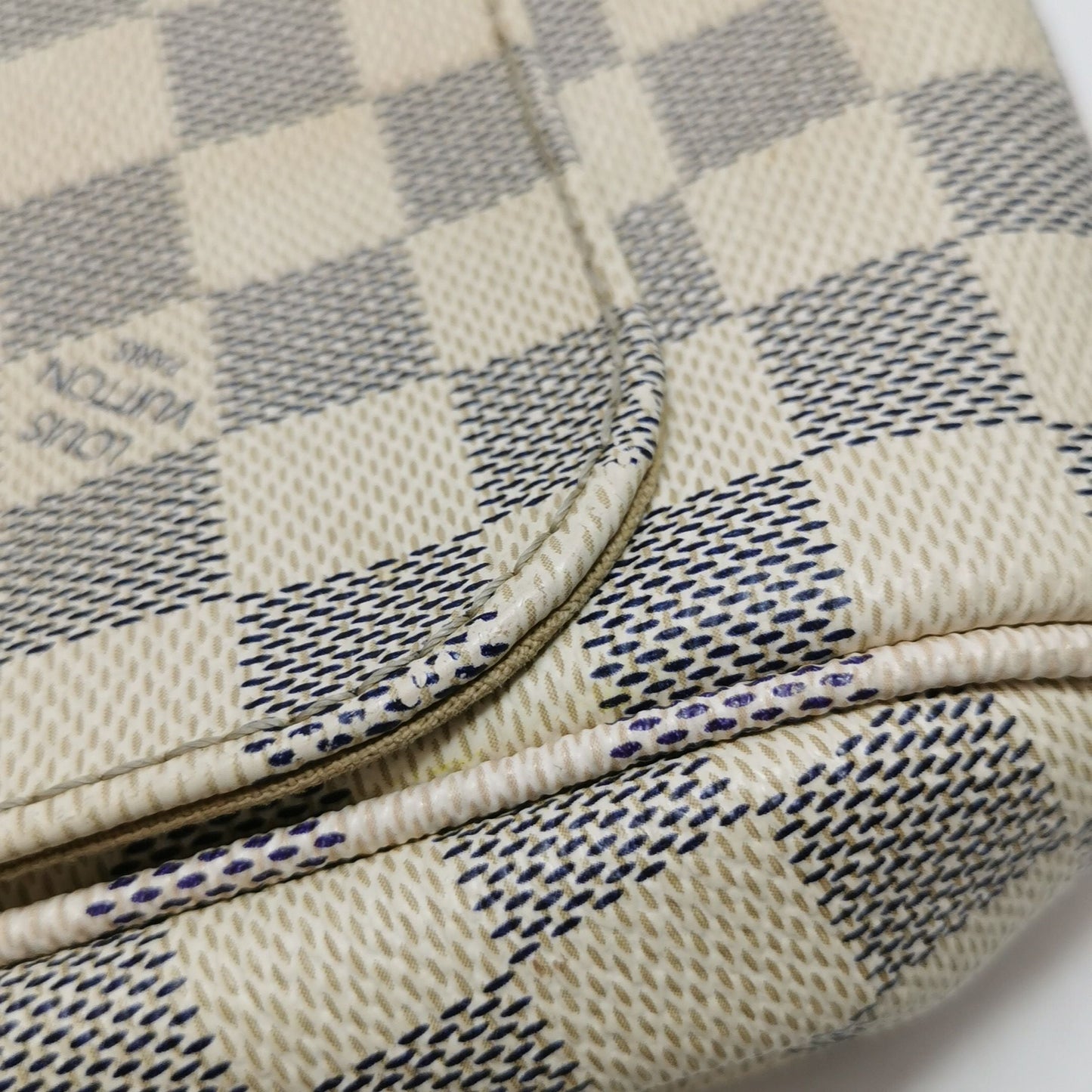 Preloved GLM-Favorite MM Damier Ebene Canvas Shoulder Bag 250429781170961
