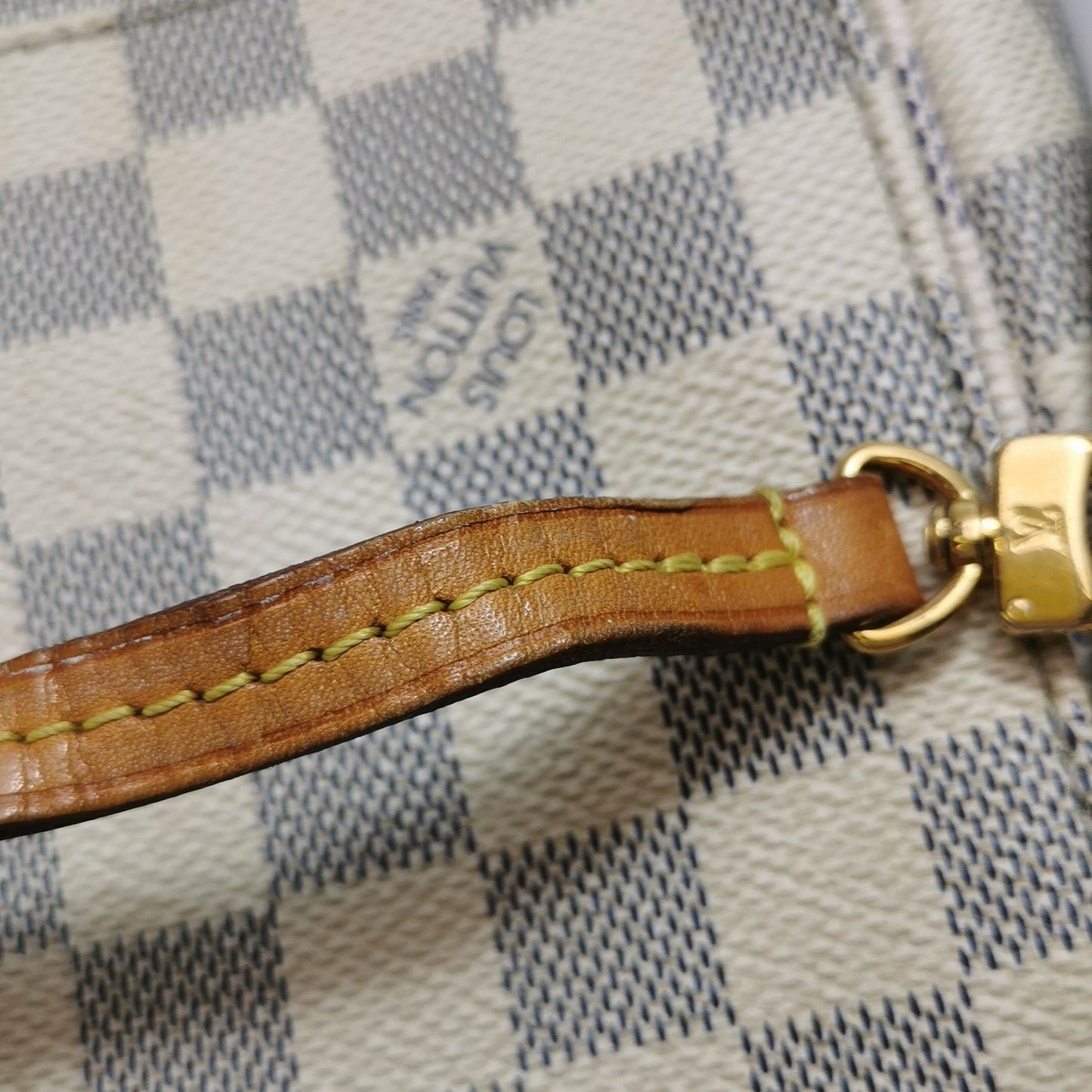 Preloved GLM-Favorite MM Damier Ebene Canvas Shoulder Bag 250429781170961