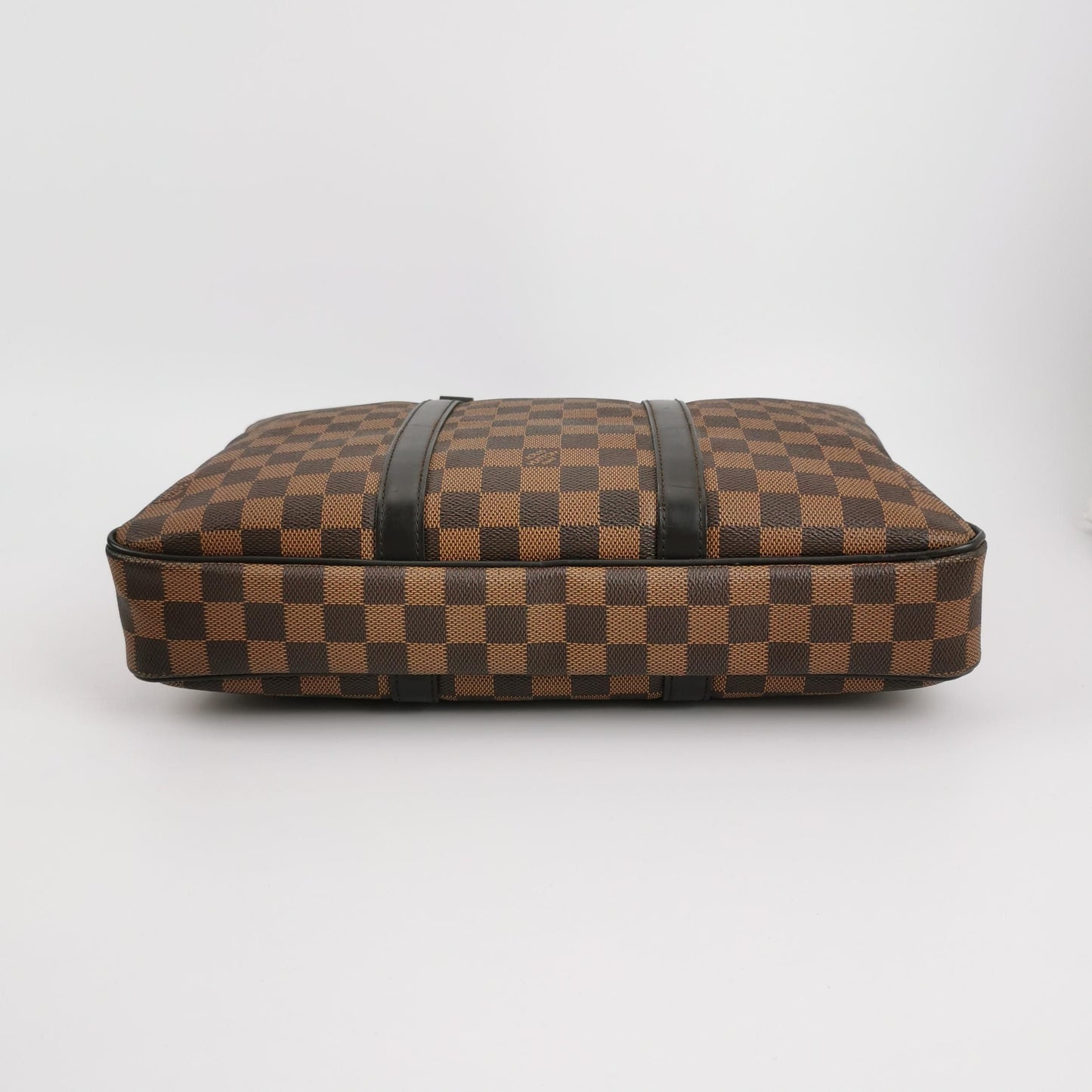 Preloved GLM-Porte-Documents Voyage Leather Checkerboard Handbag 250429781170860