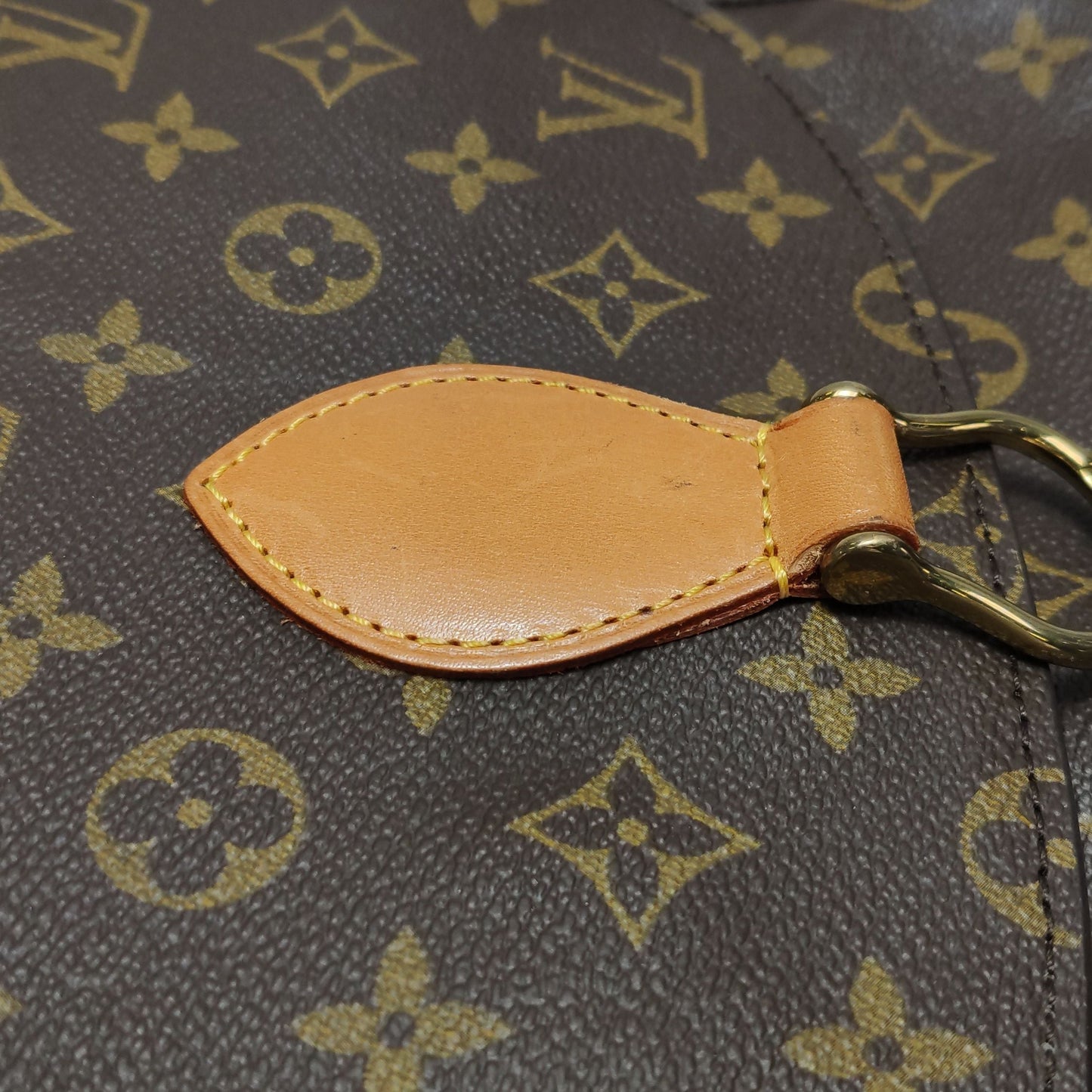 Preloved GLM-Saint Cloud Large Monogram Print Shield Buckle Shoulder Bag 250430781173348