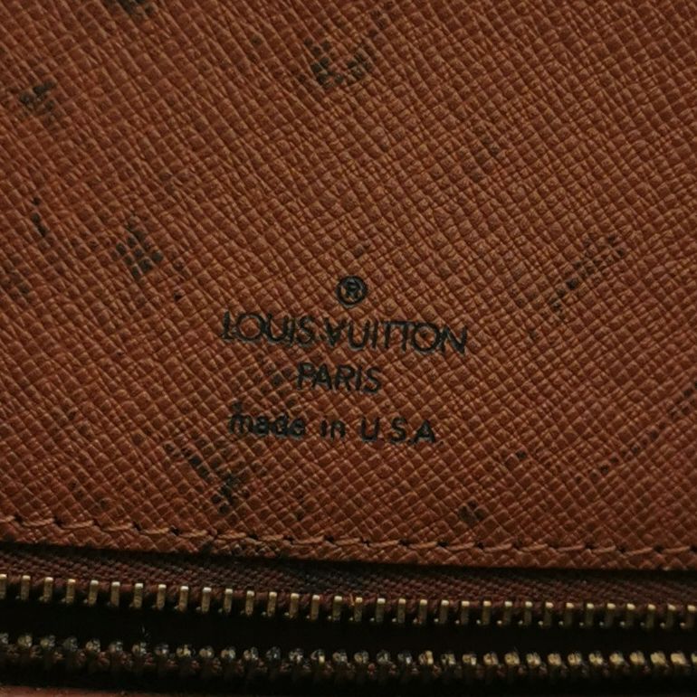 Preloved GLM-Saint Cloud Large Monogram Print Shield Buckle Shoulder Bag 250430781173348