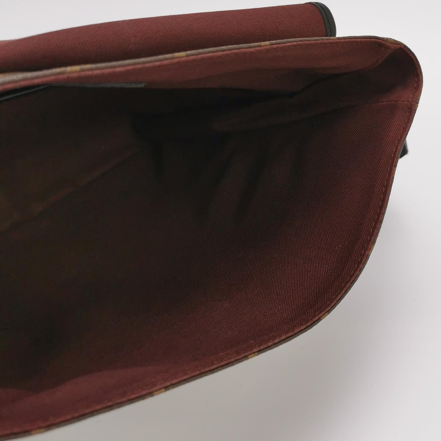 Preloved GLM-Macassar Leather Monogram Flap Shoulder Bag Crossbody Bag 250430781172828