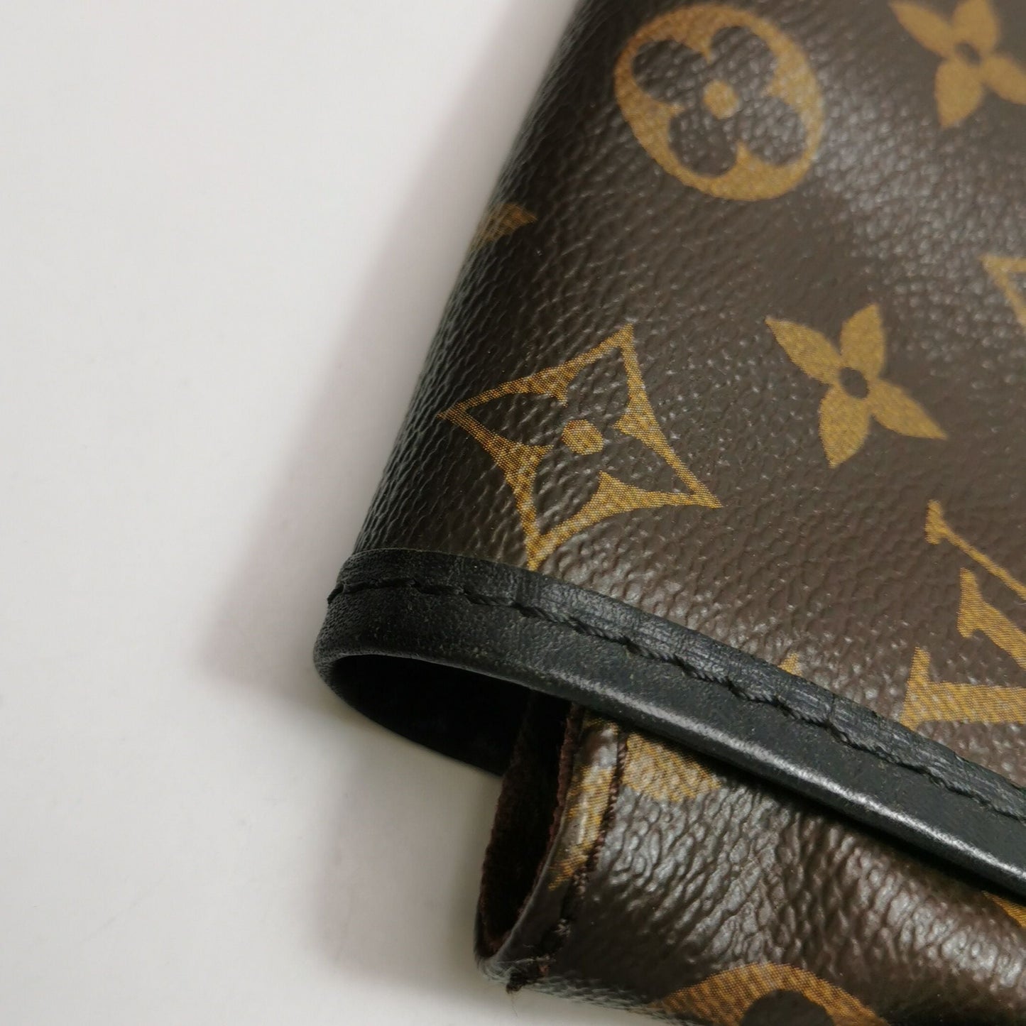 Preloved GLM-Macassar Leather Monogram Flap Shoulder Bag Crossbody Bag 250430781172828