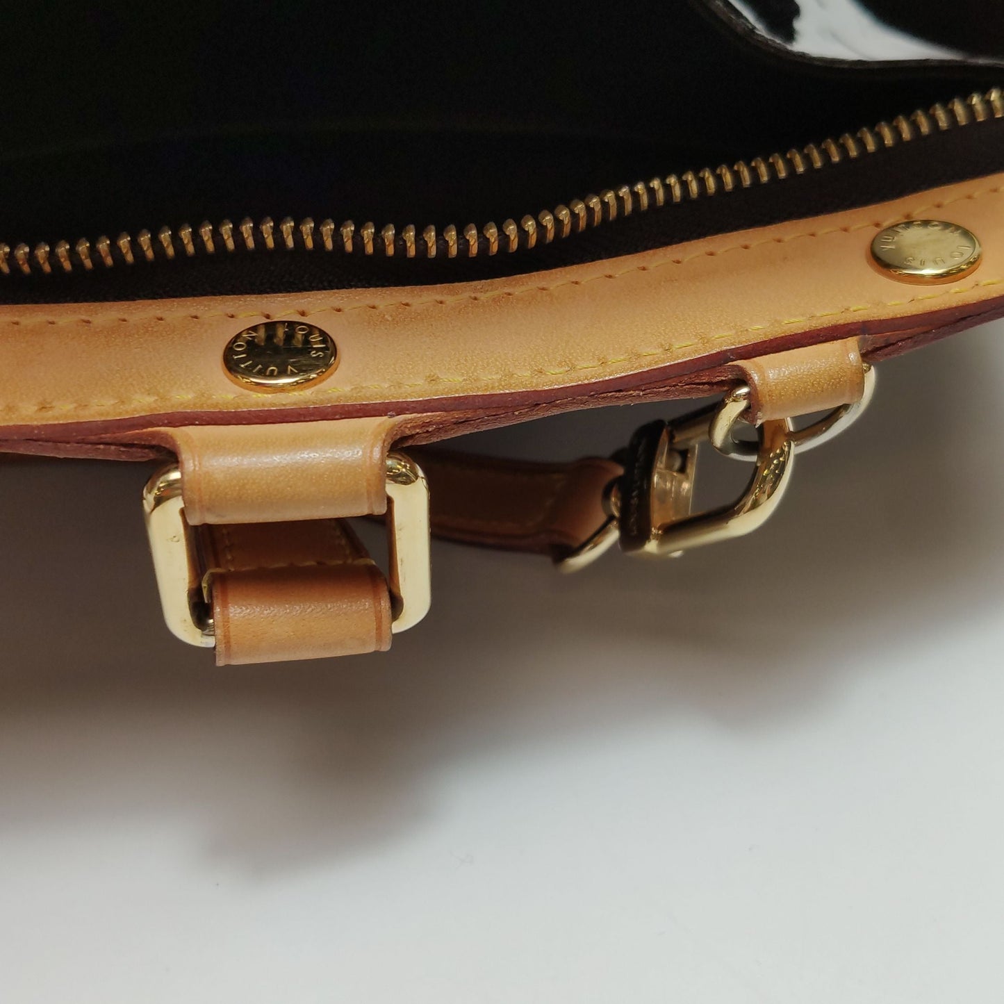 Preloved GLM-Brea MM Doctor Bag in Leather and Patent Leather 250428781169158