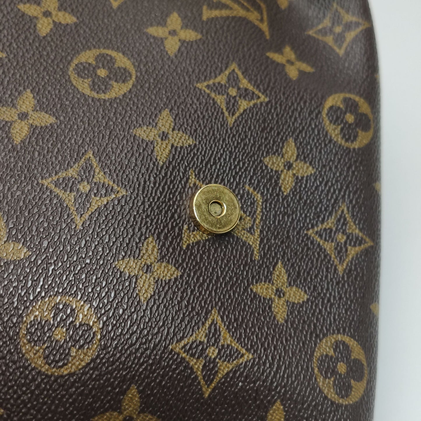 Preloved GLM-Musette Bag Monogram Print Flap Shoulder Bag 250429781170534