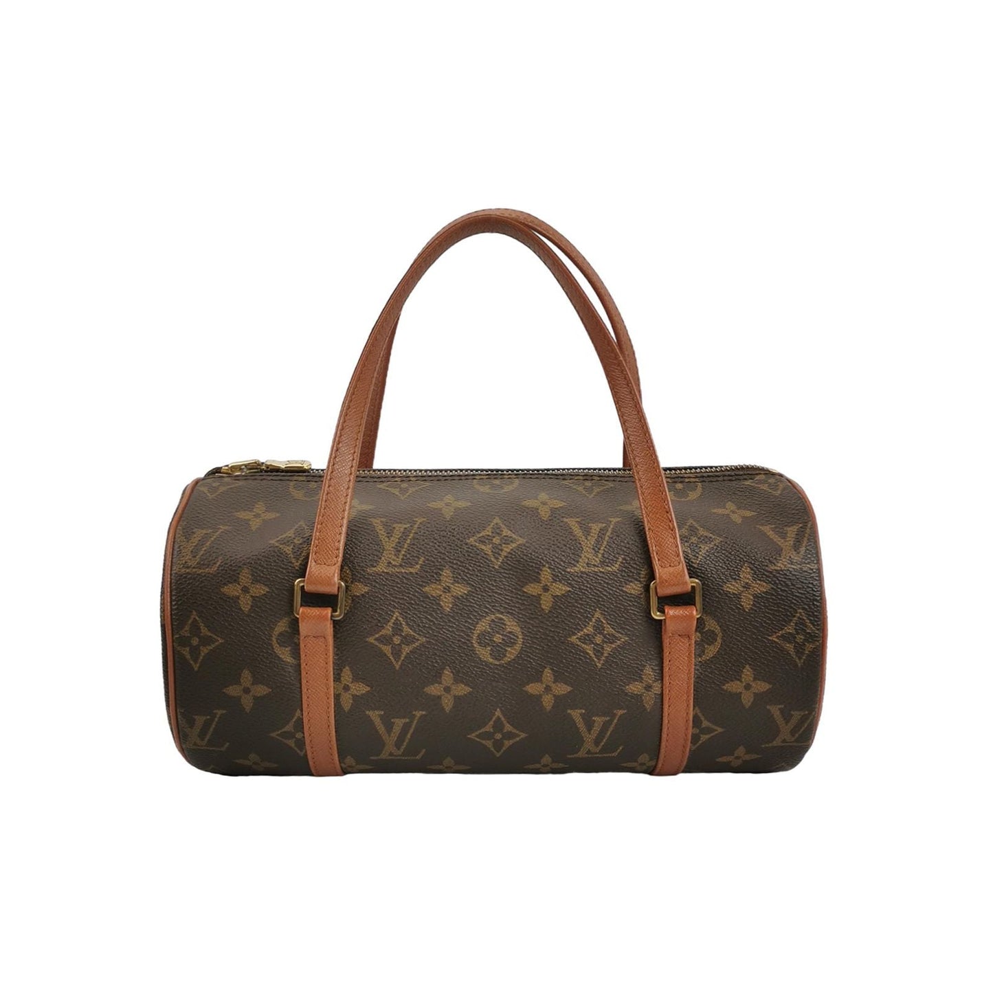 Preloved GLM-Papillon Medium Monogram Canvas  Round Bag Handbag 250425781165075