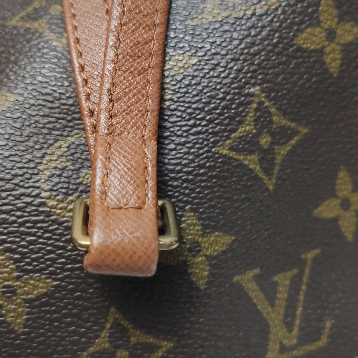 Preloved GLM-Papillon Medium Monogram Canvas  Round Bag Handbag 250425781165075