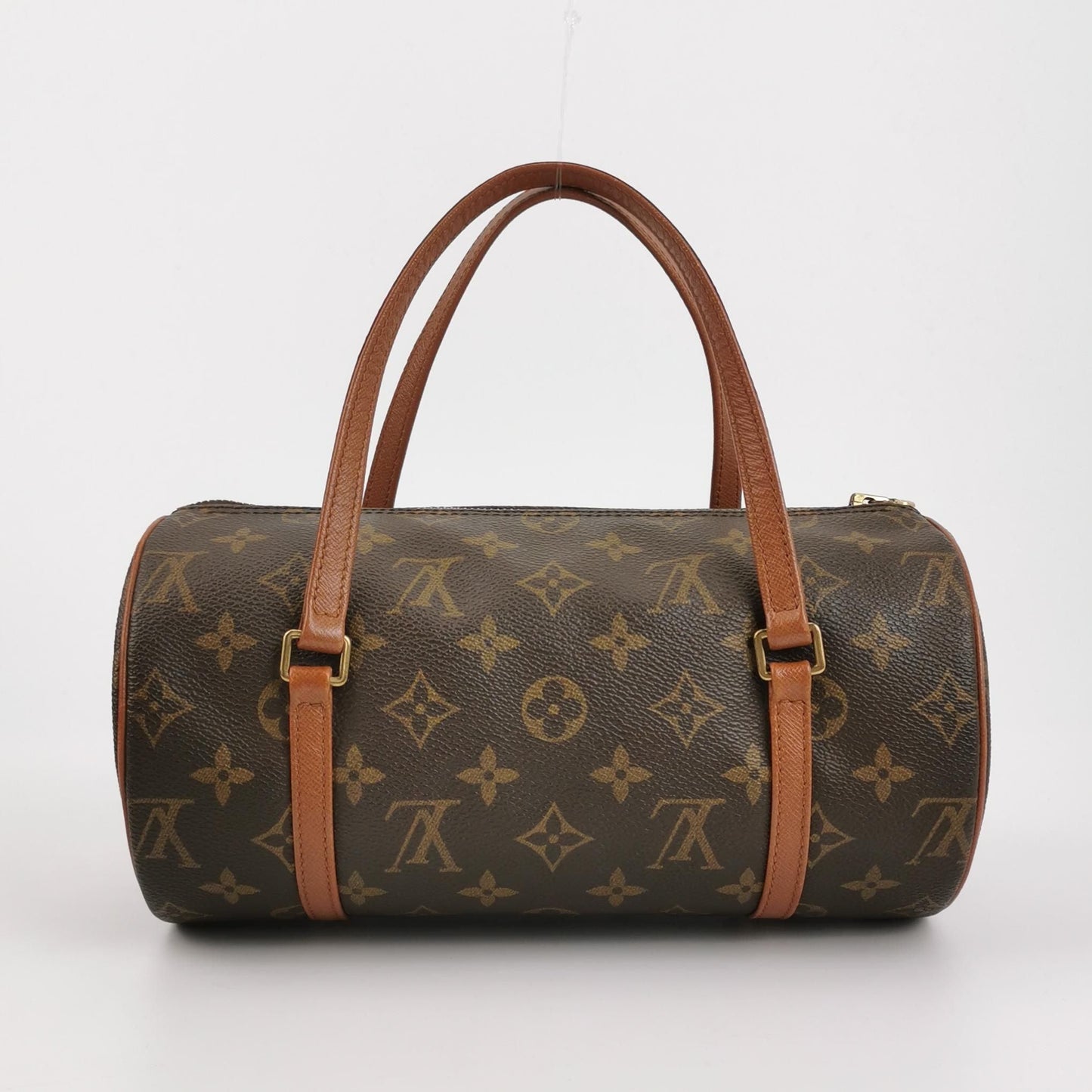 Preloved GLM-Papillon Medium Monogram Canvas  Round Bag Handbag 250425781165075