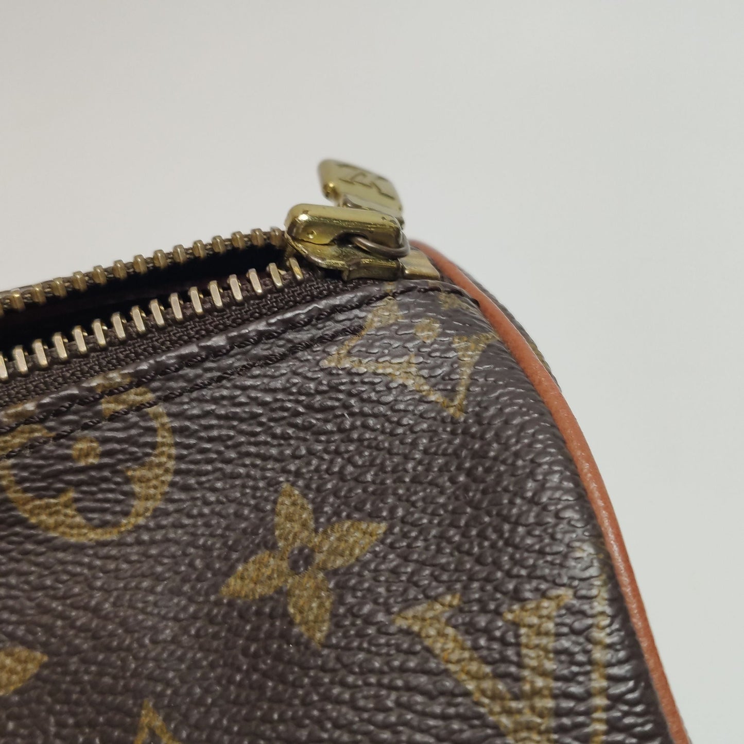 Preloved GLM-Papillon Medium Monogram Canvas  Round Bag Handbag 250425781165075