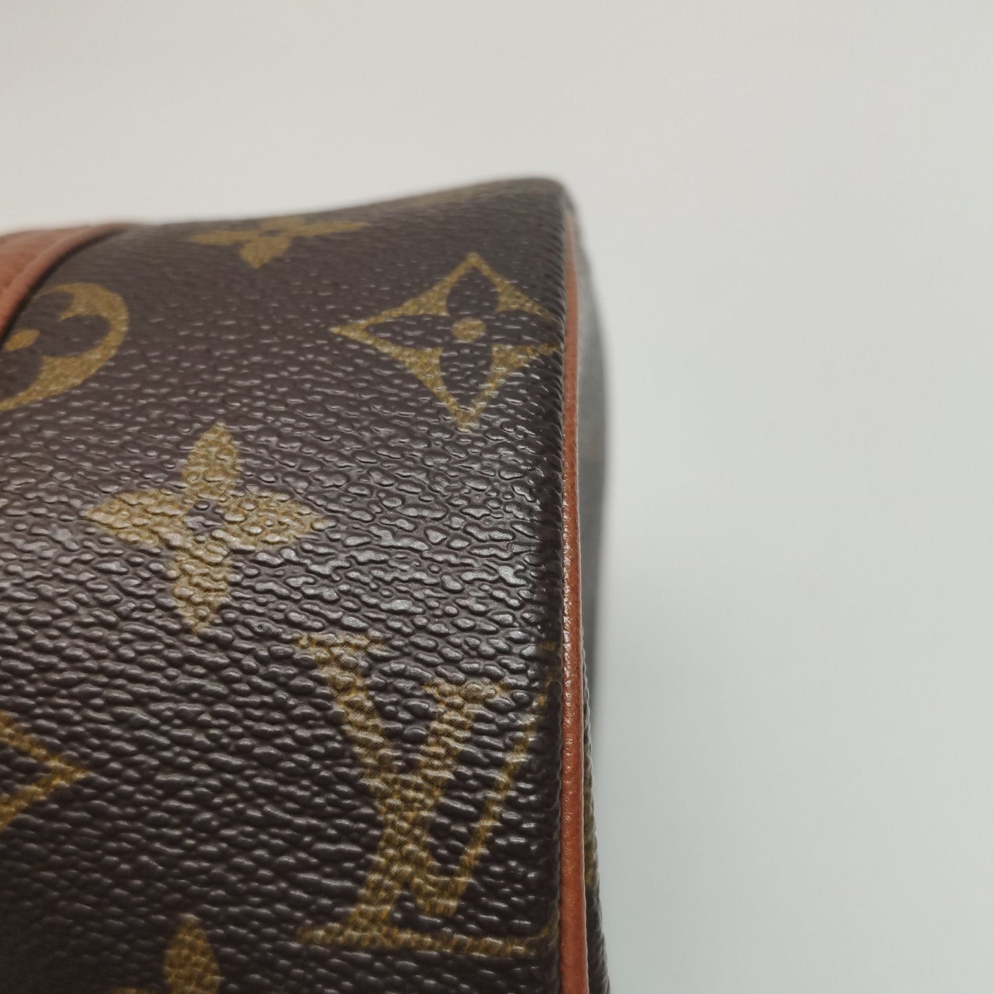 Preloved GLM-Papillon Medium Monogram Canvas  Round Bag Handbag 250425781165075