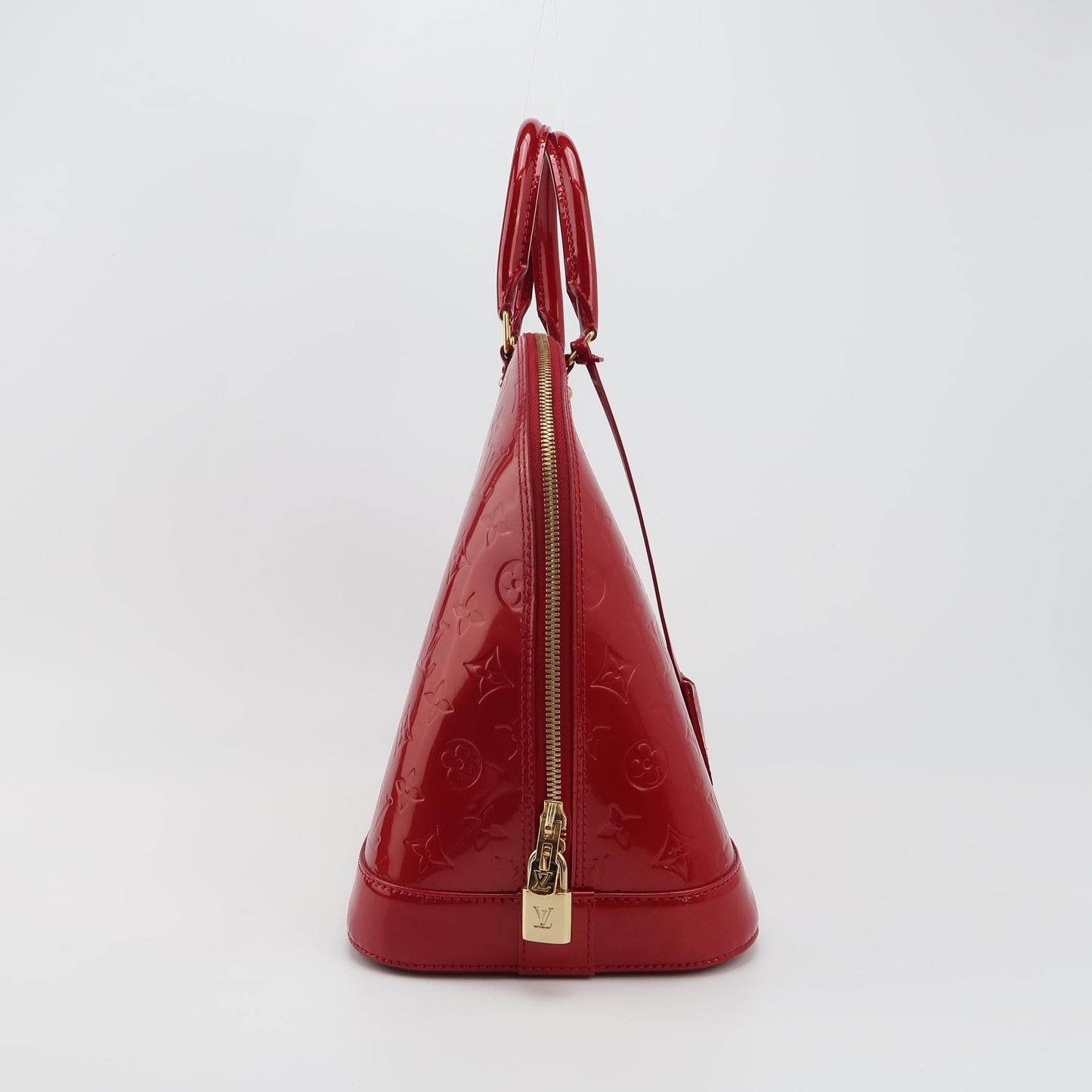 Preloved GLM-Alma Large Patent Monogram Shell Handbag 047852900974