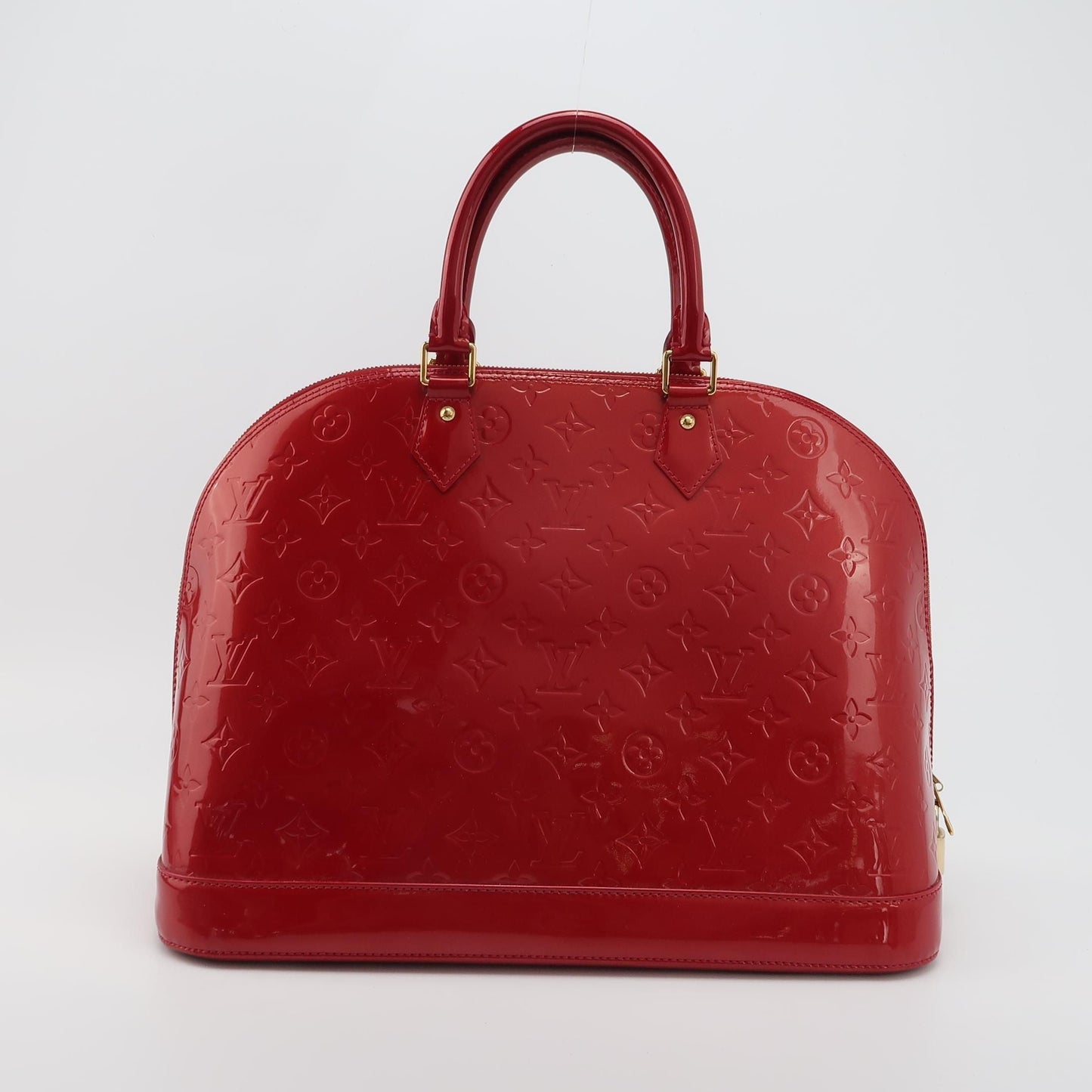 Preloved GLM-Alma Large Patent Monogram Shell Handbag 047852900974