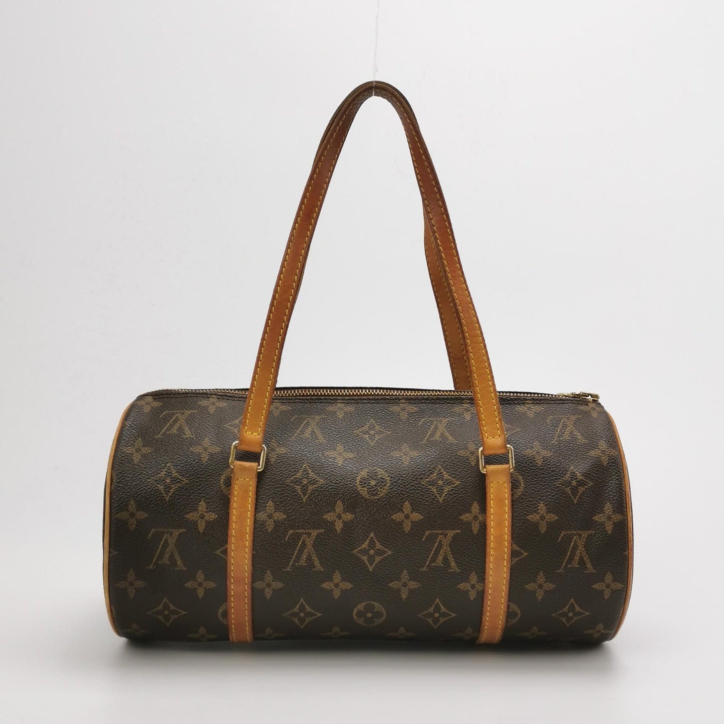Preloved GLM-Papillon Large Monogram Canvas Cylinder Bag 250429781170528